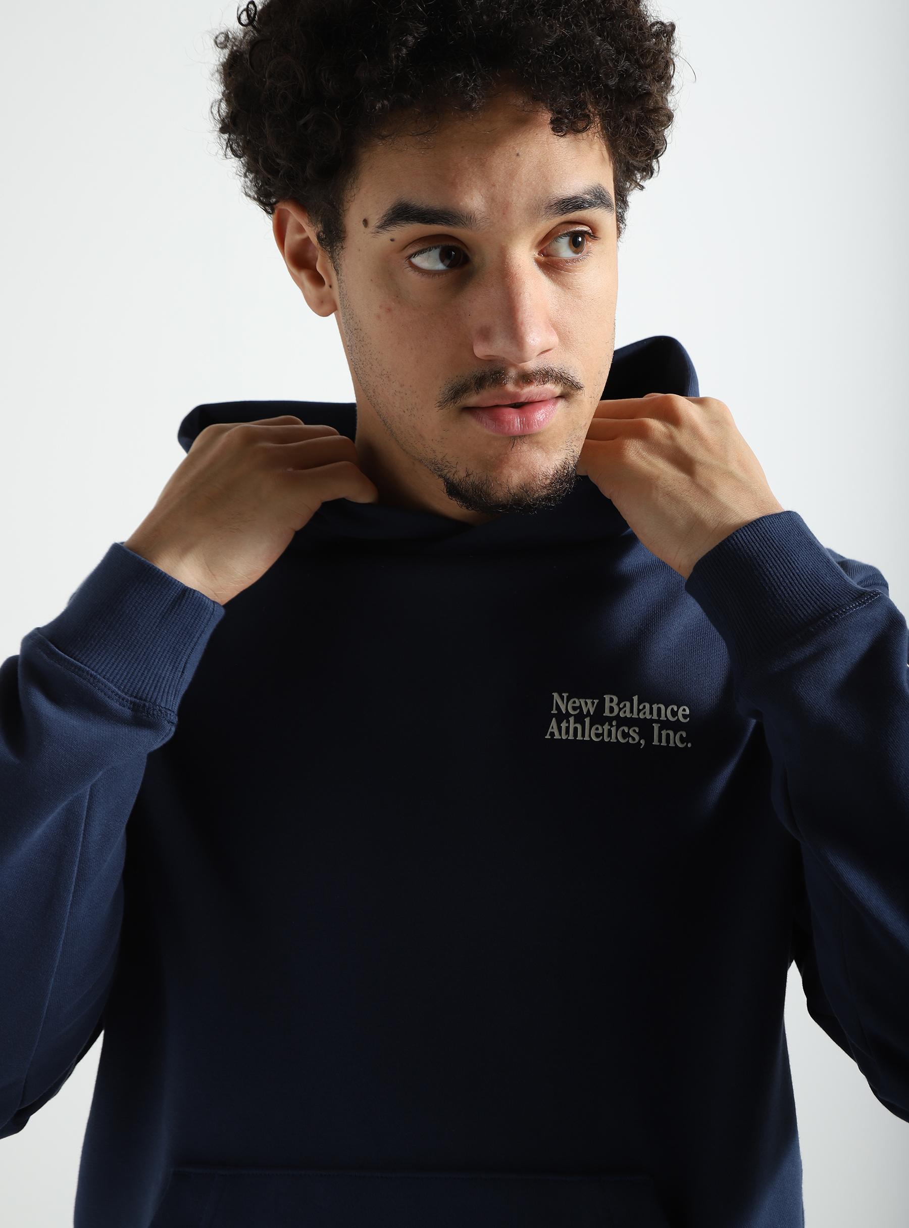 Athletics Embroidered Relaxed Hoodie NB Navy MT41539-NNY