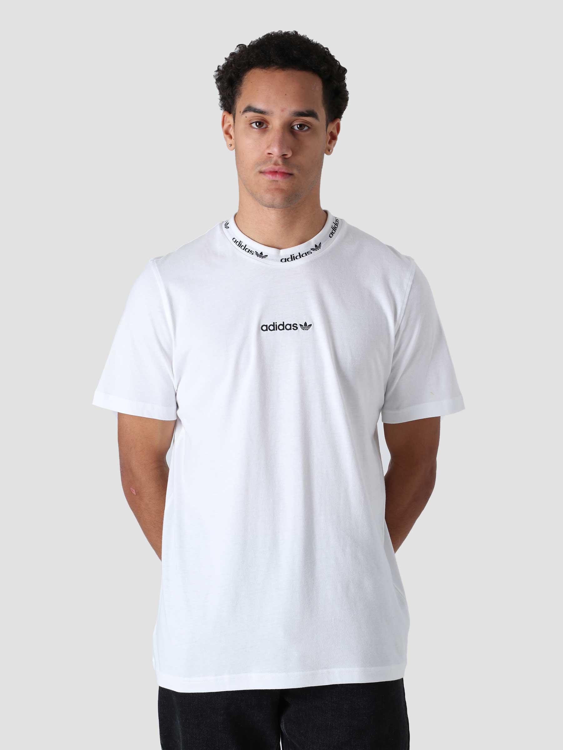 adidas TRF Linear T-Shirts White - Freshcotton