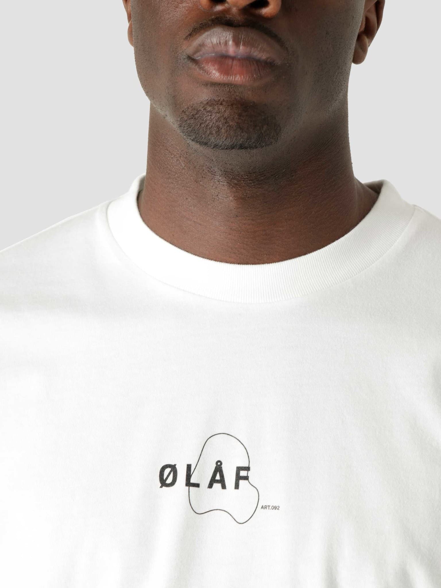 OLAF Double Mirror Longsleeve T-Shirt White