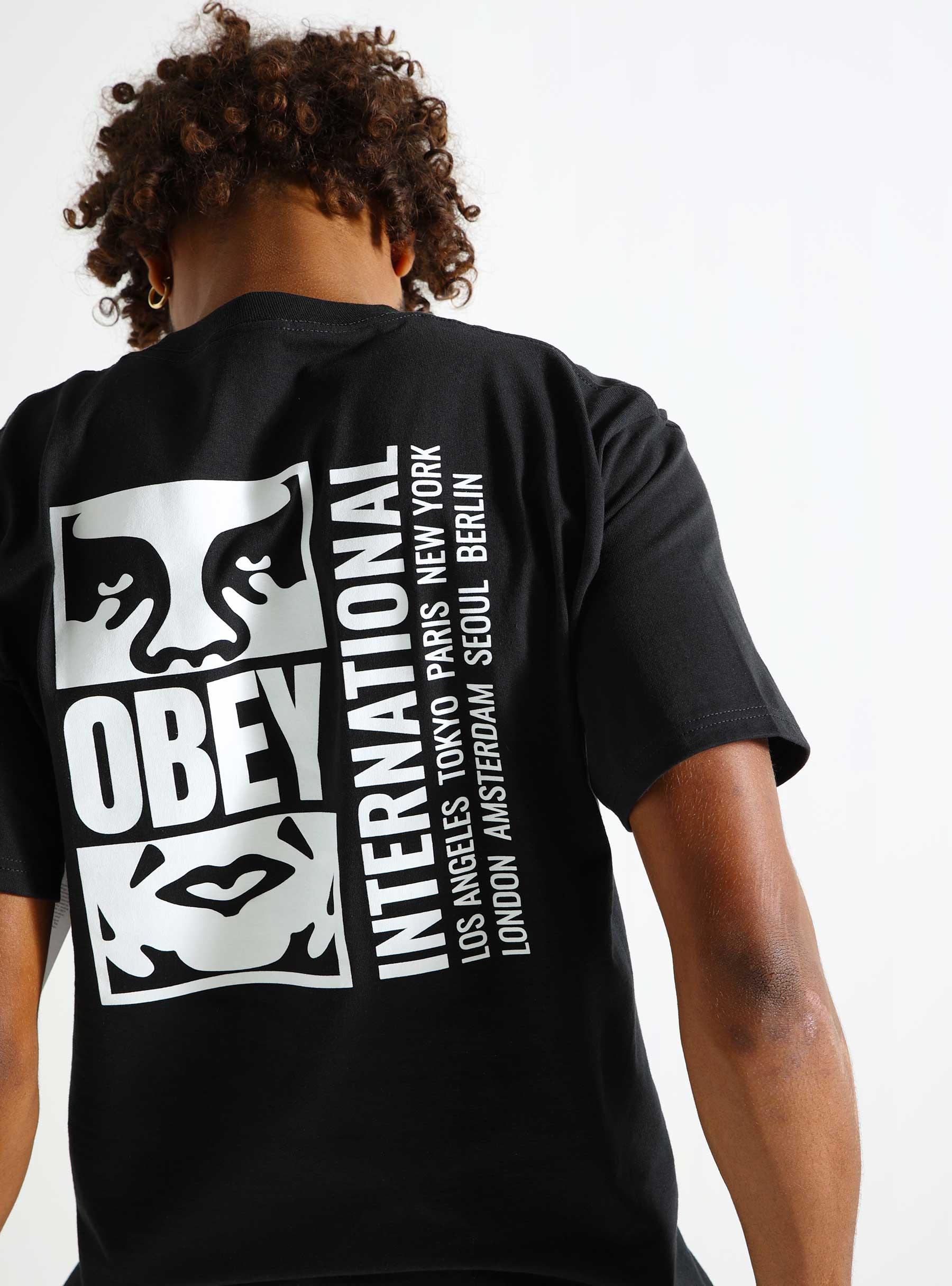 Obey Icon Split T-shirt Black 165263693-BLK