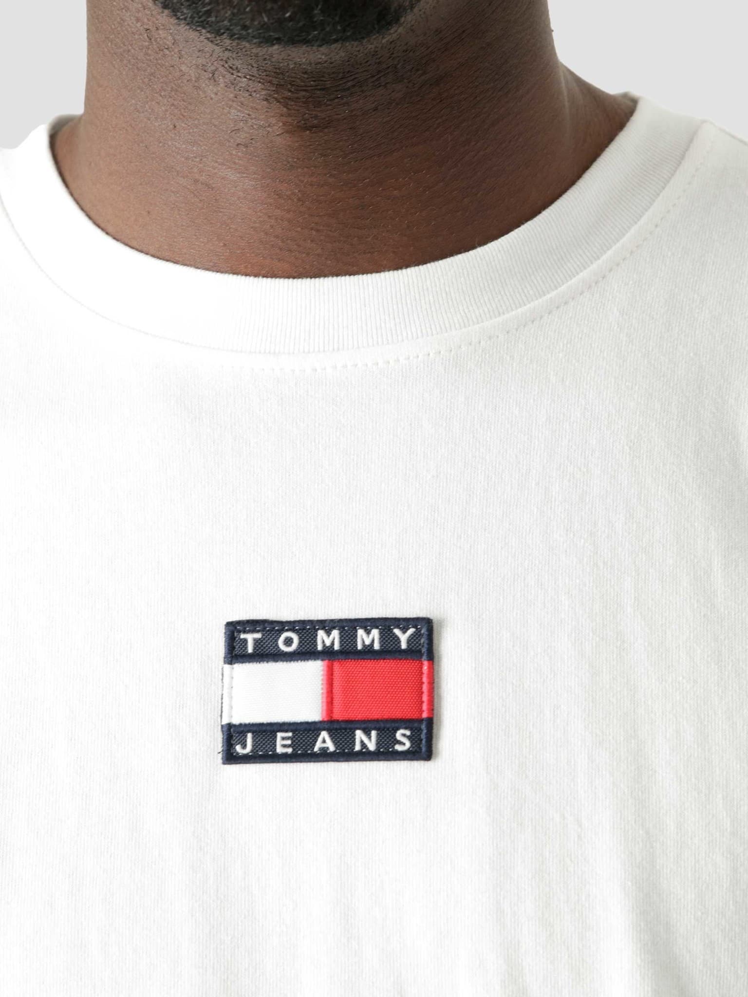 Tommy Badge T-Shirt White DM0DM10925-YBR