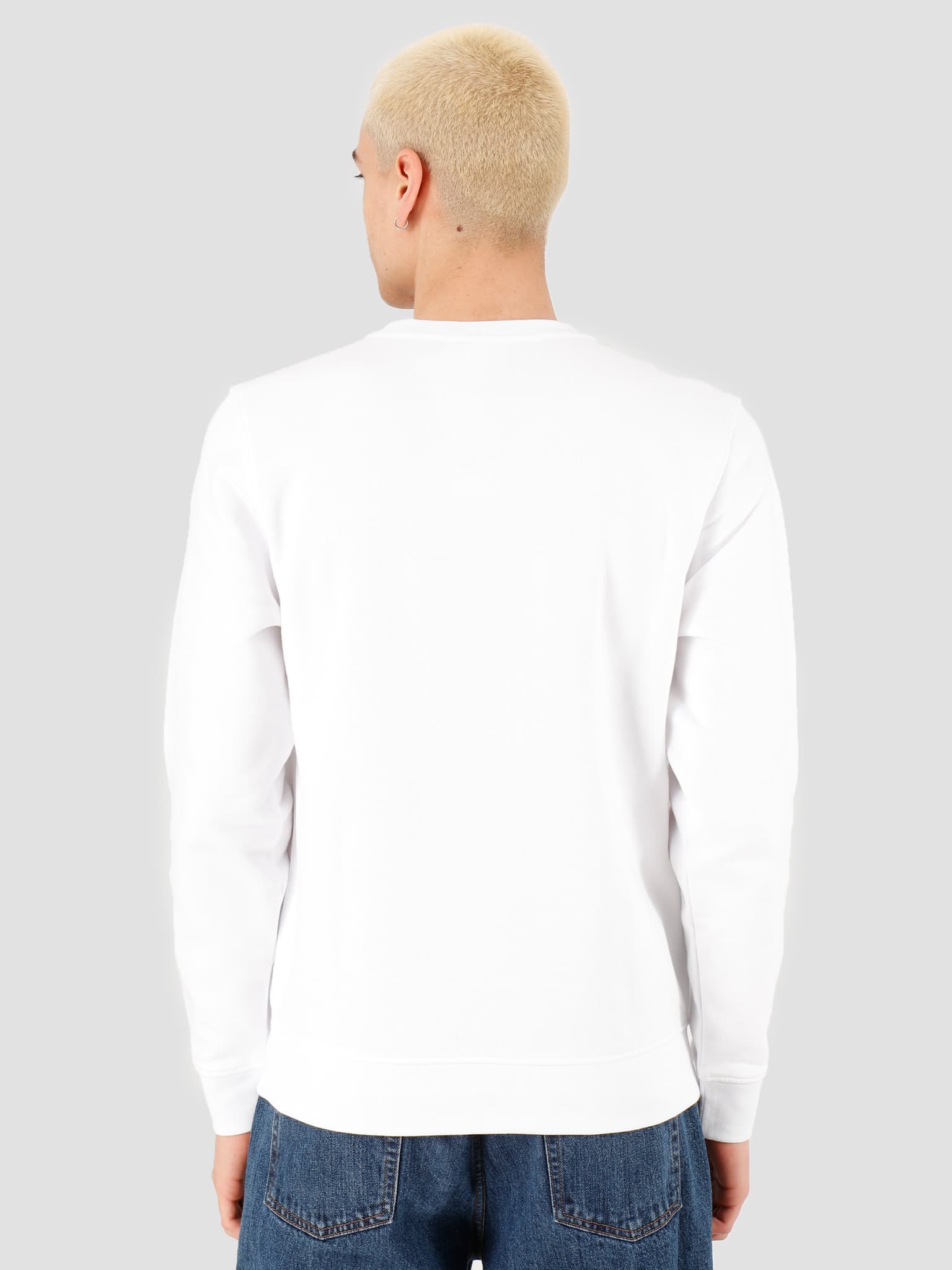 1HS1 Men's sweatshirt 01 White SH7613-01