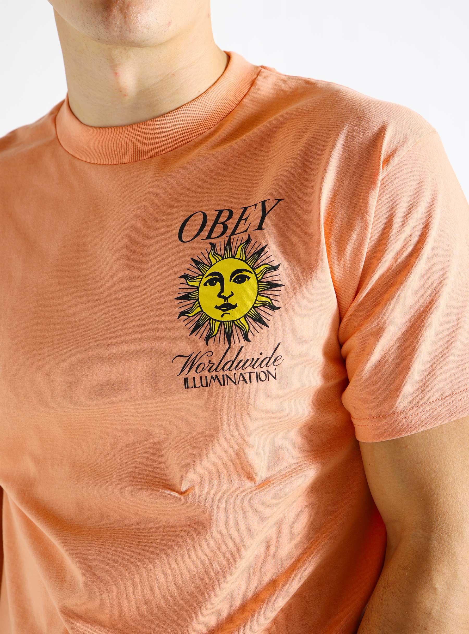Obey Illumination T-shirt Citrus 165263737-CIT