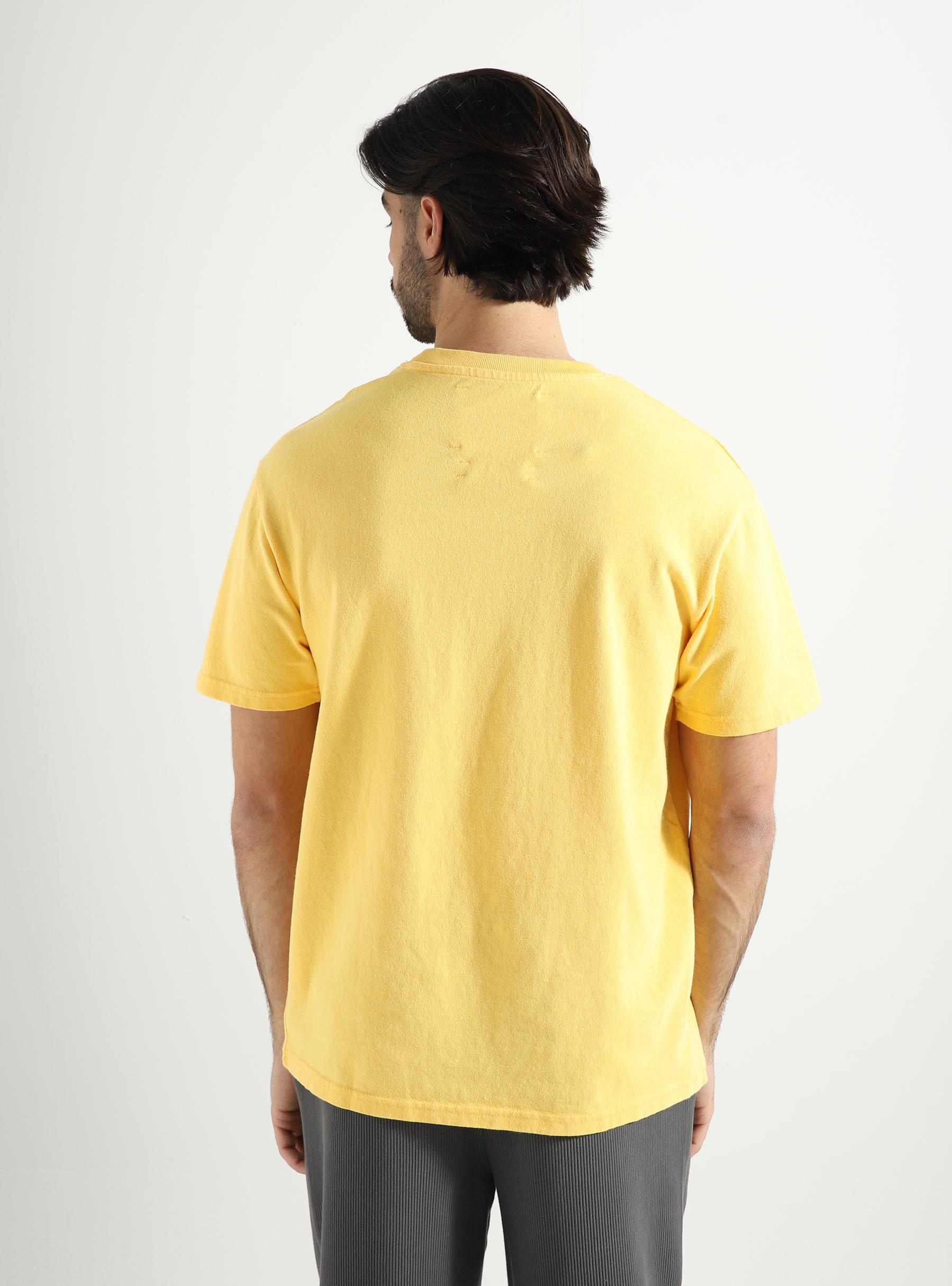 Lemon Outline Logo T-shirt Yellow 167