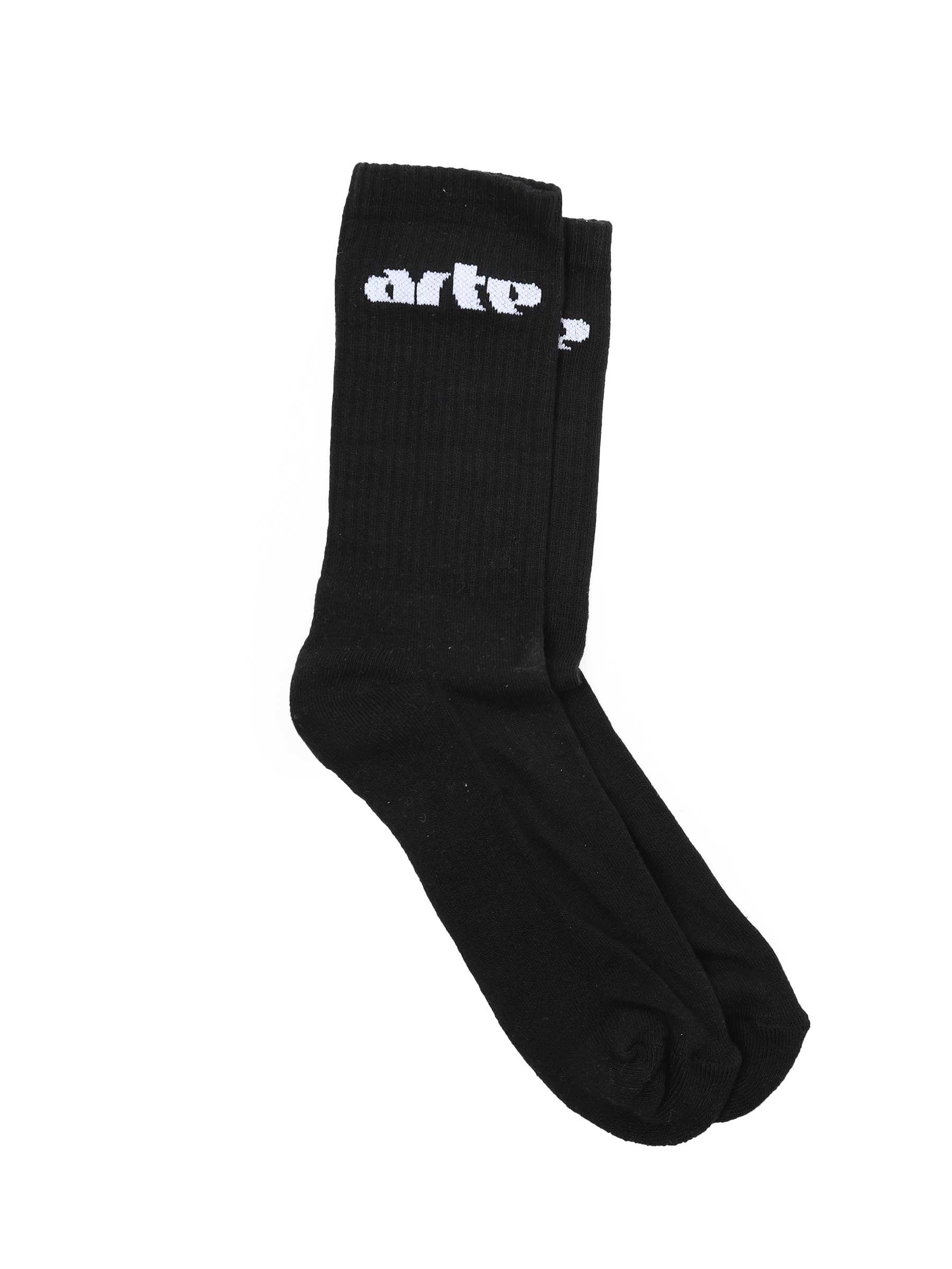 Arte Horizontal Socks Black SS24-156SK