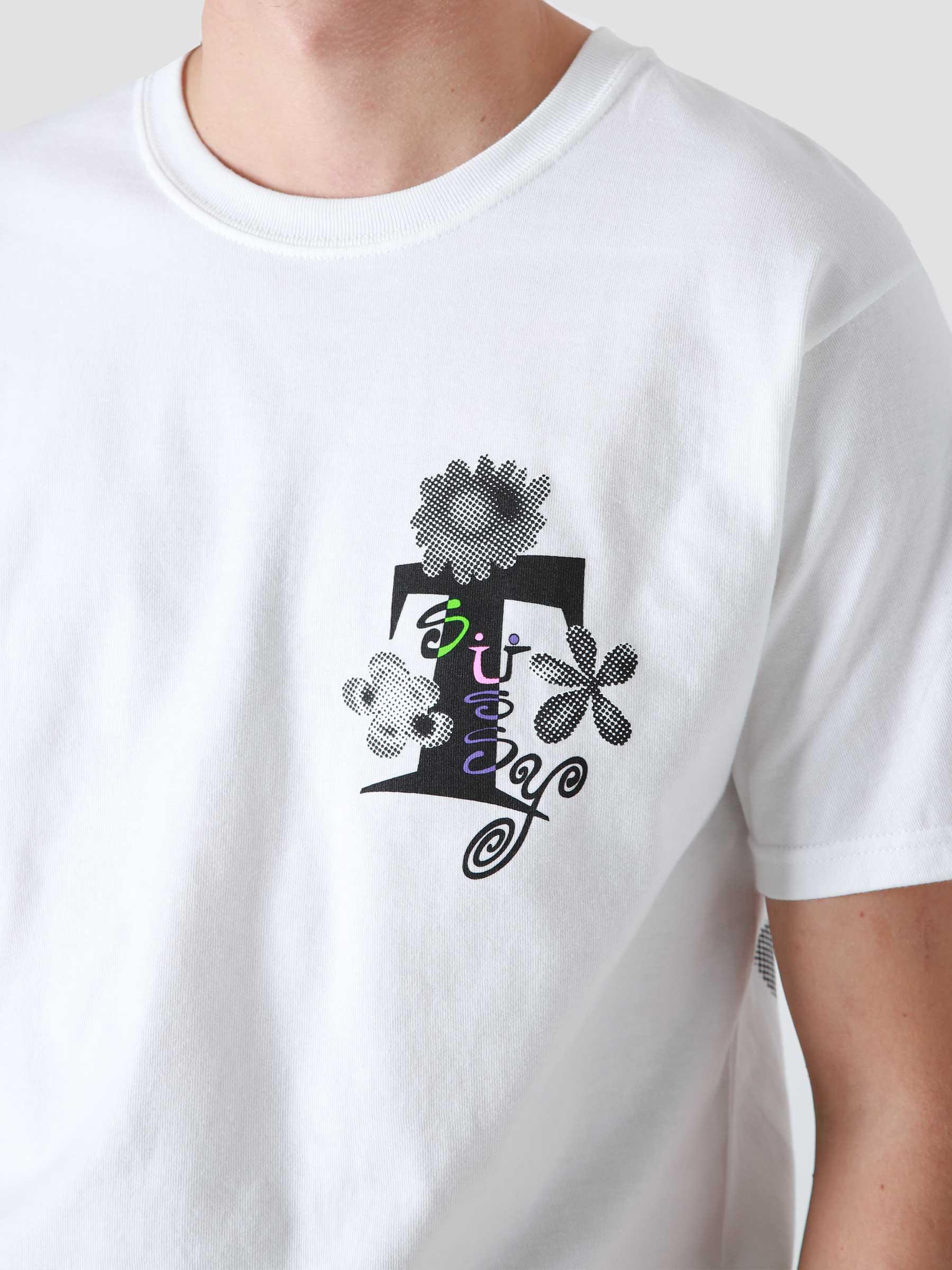Acid Flowers T-Shirt White 1904737