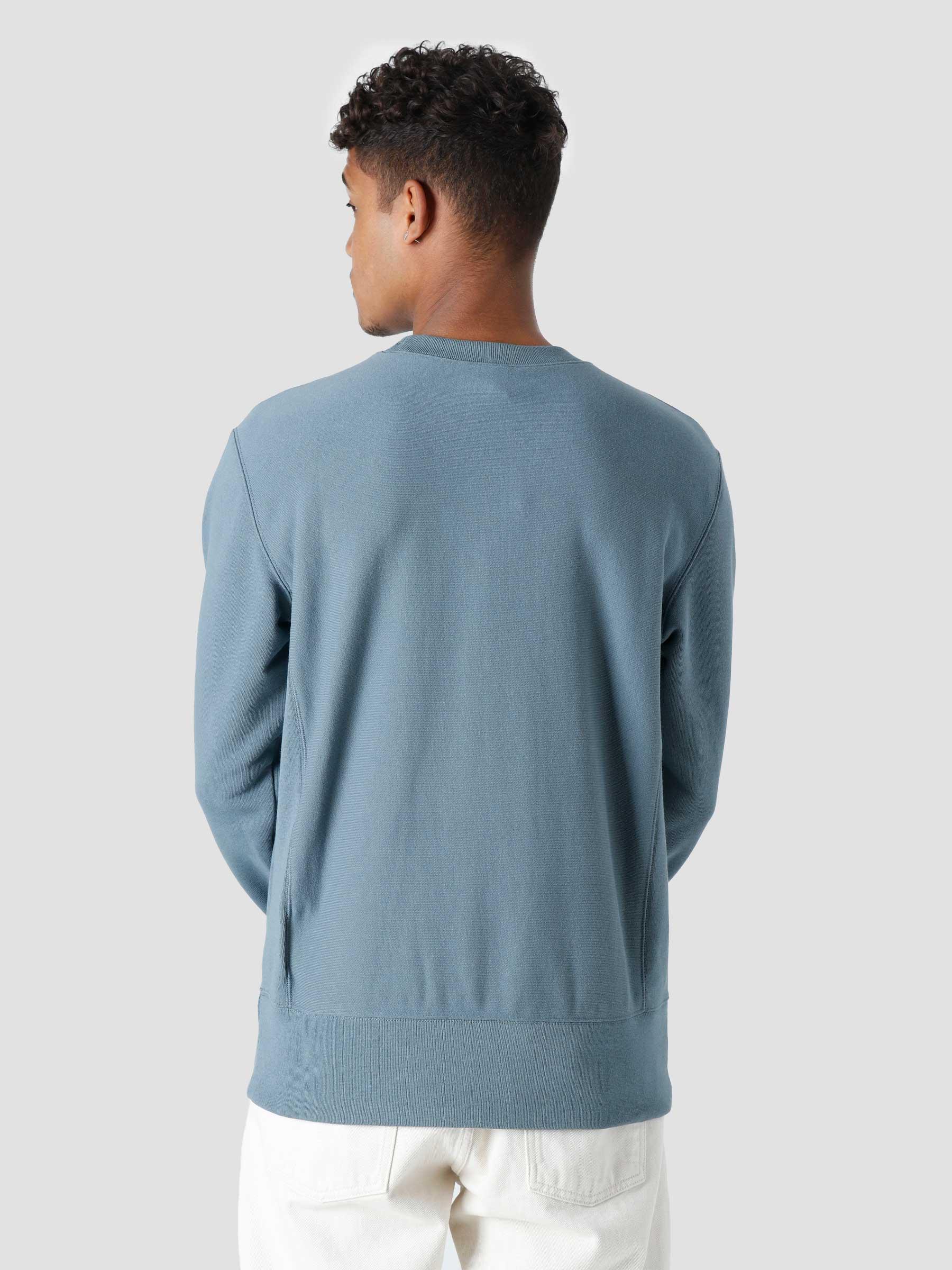 Reverse Weave Soft Microsanded on Backside Crewneck Sweatshirt Grey 217223-ES017