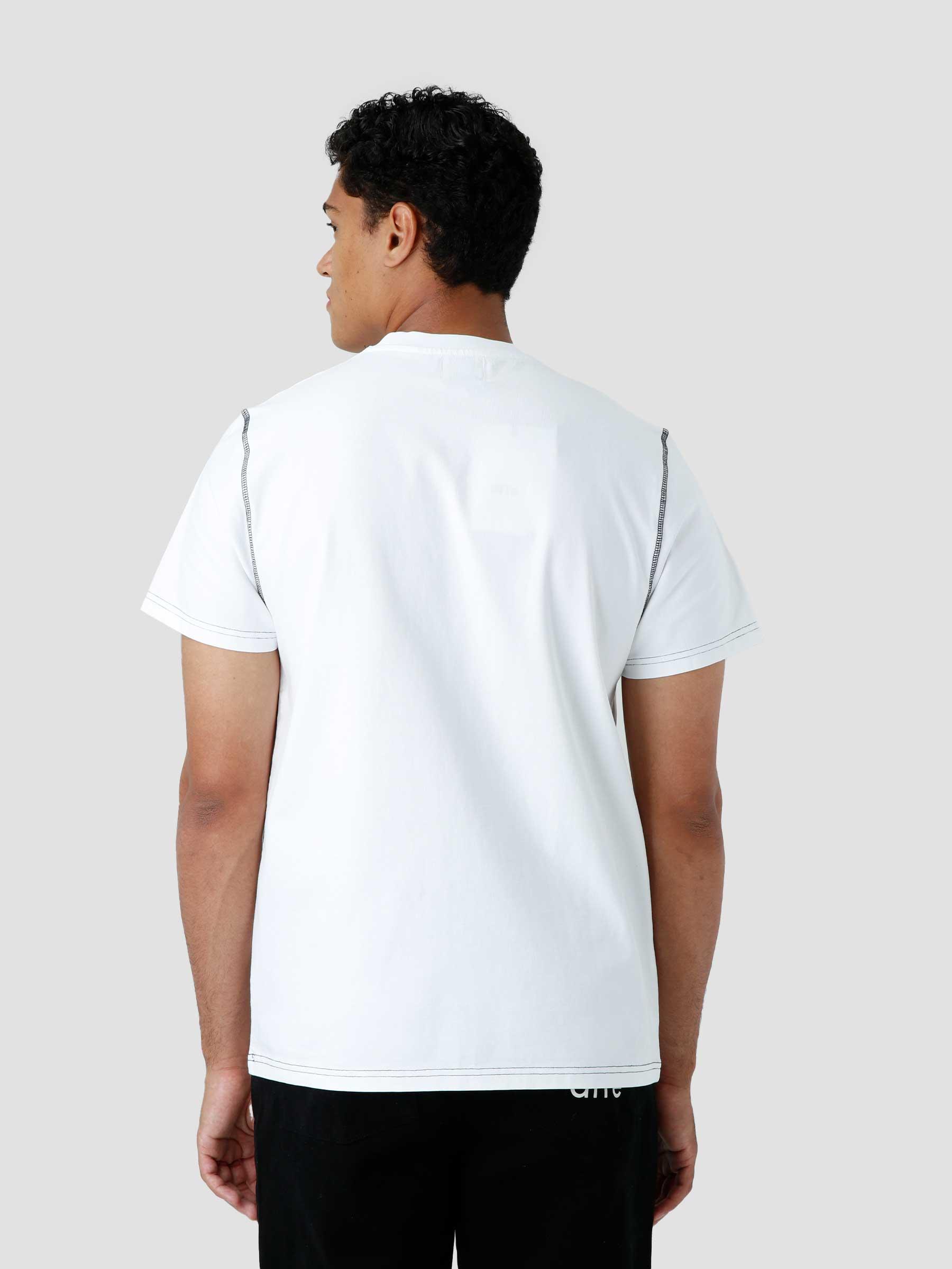 Turner Contrast T-shirt White AW22-093T