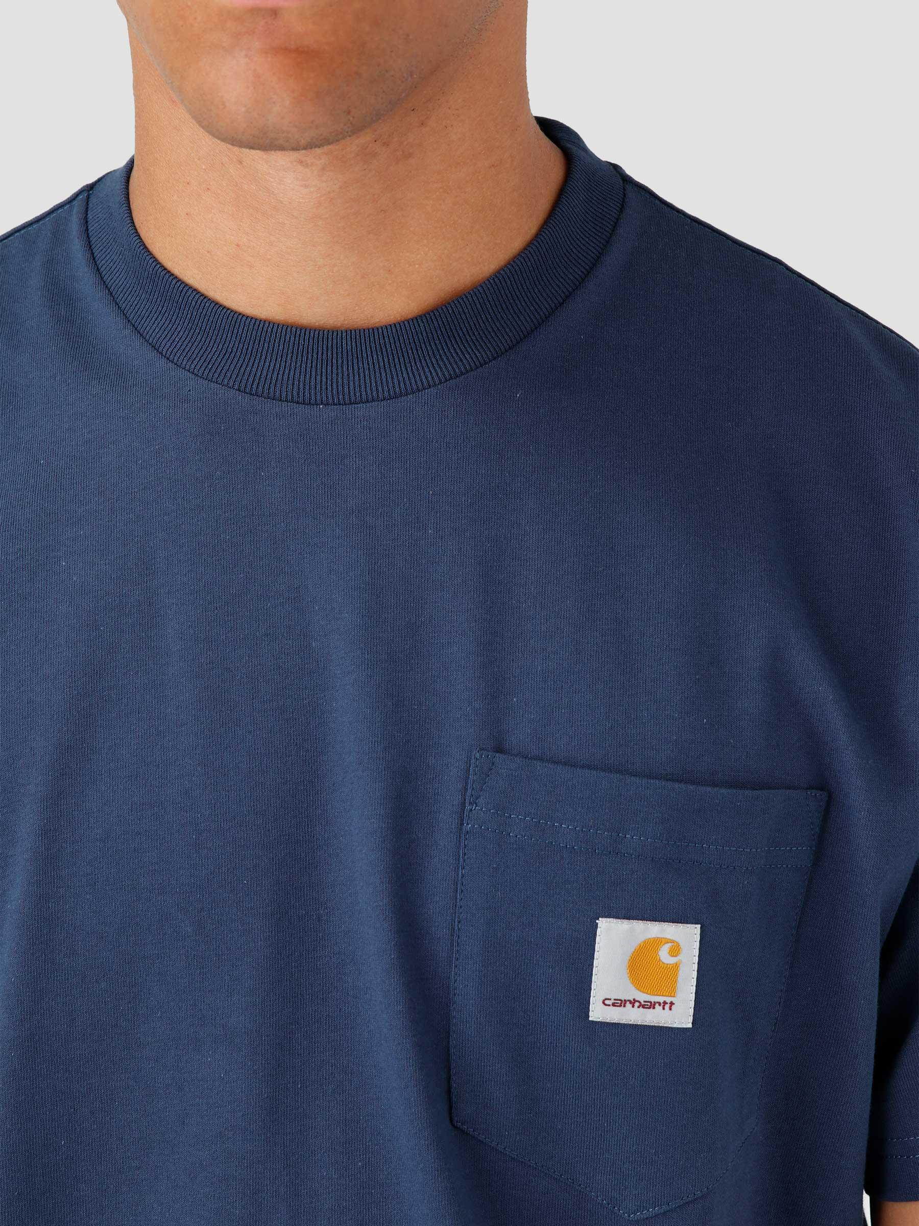 Local Pocket T-Shirt Enzian Storm Blue I030672-0Z0XX