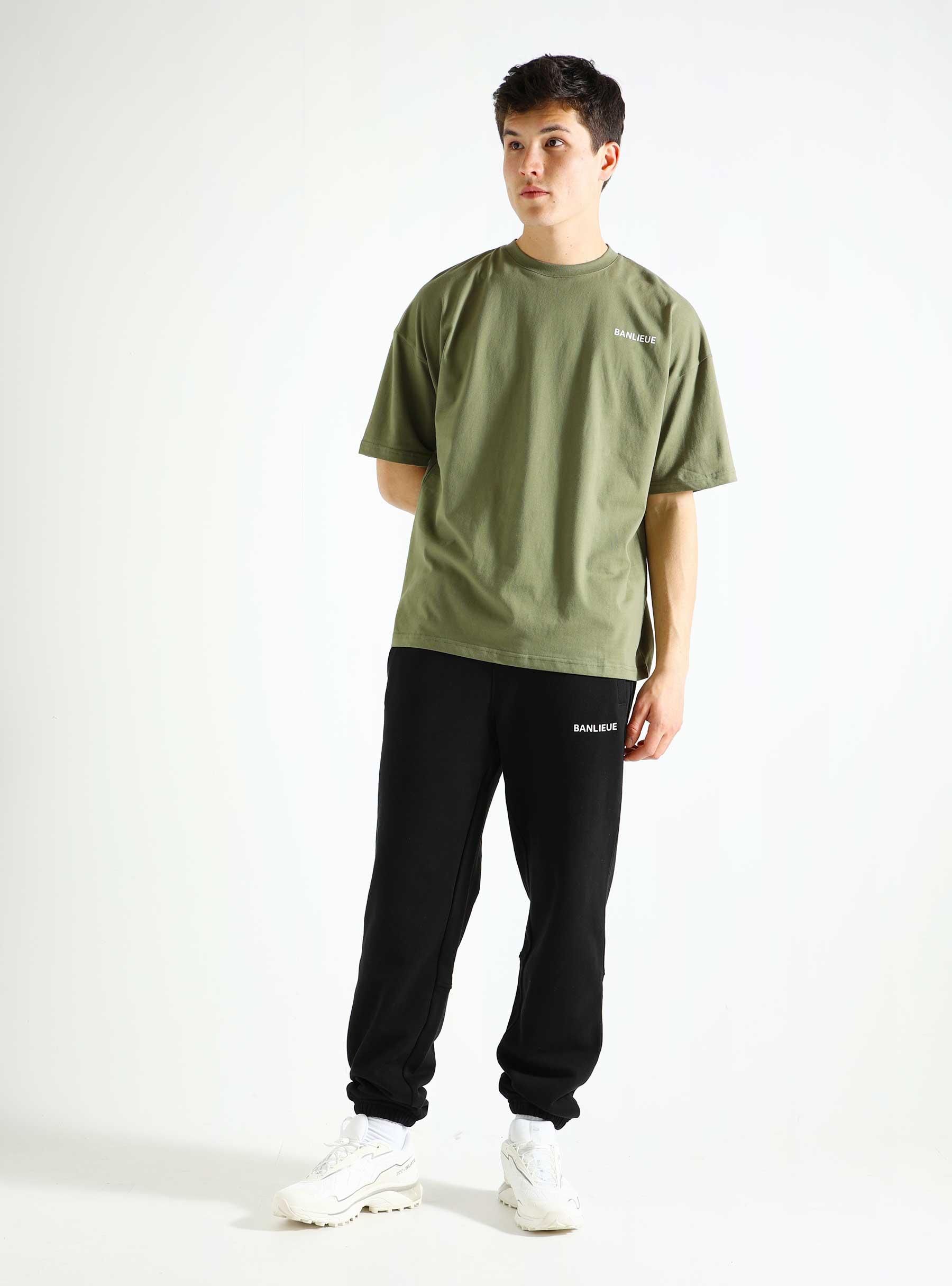 B+ Script T-Shirt Nardo Green BPLUS- FW23-TS04