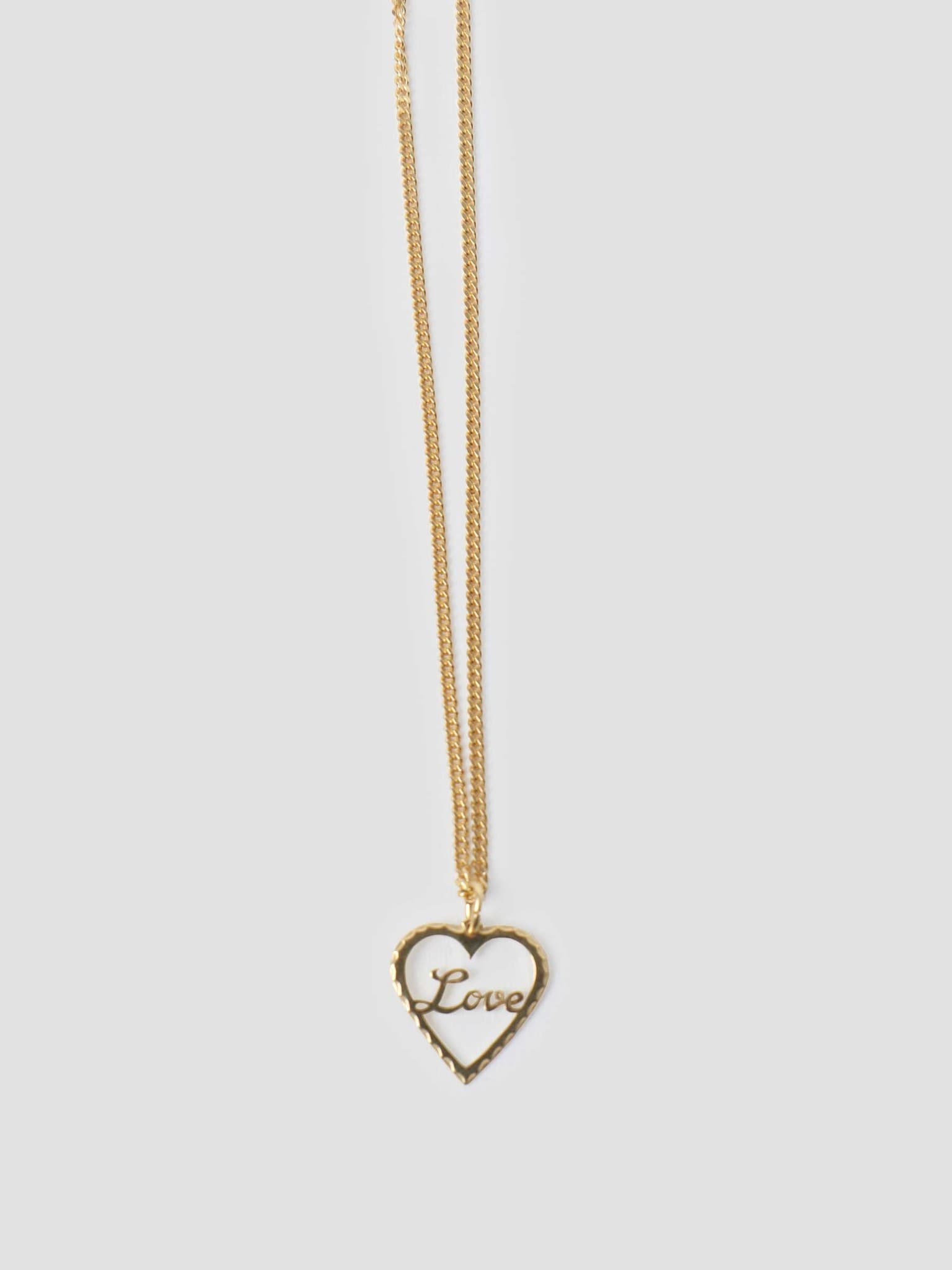 by Freshcotton Love Necklace 55cm 14K Gold Plated