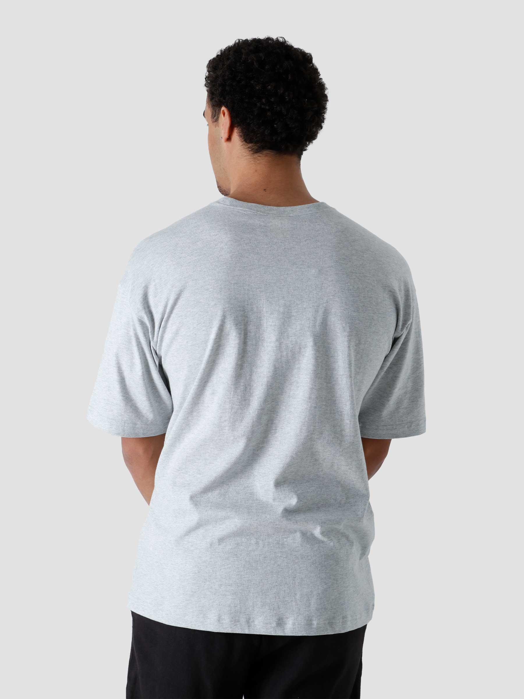 Athletic Jersey Combed  Crewneck T-Shirt Grey 216548-EM004