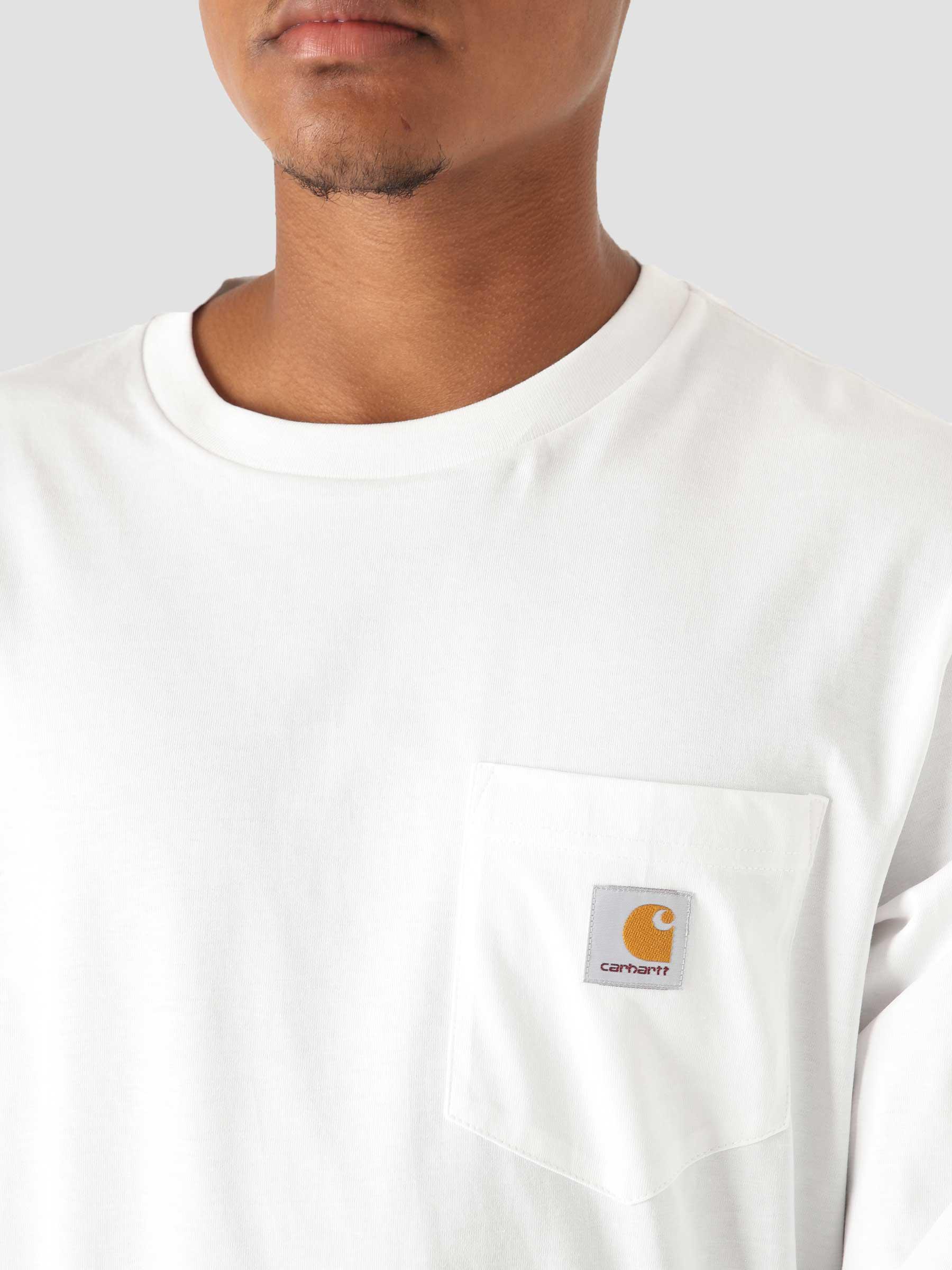 Longsleeve Pocket T-Shirt White I022094