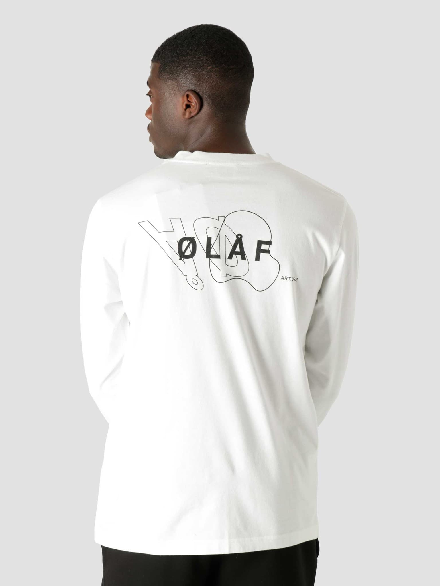 OLAF Double Mirror Longsleeve T-Shirt White