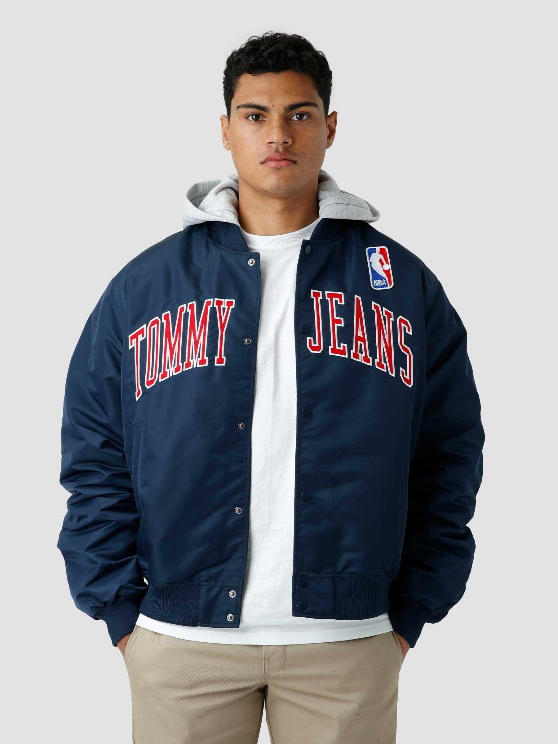 Tommy Jeans TJM NBA-M16-opt2 Jacket Twilight Navy - Freshcotton