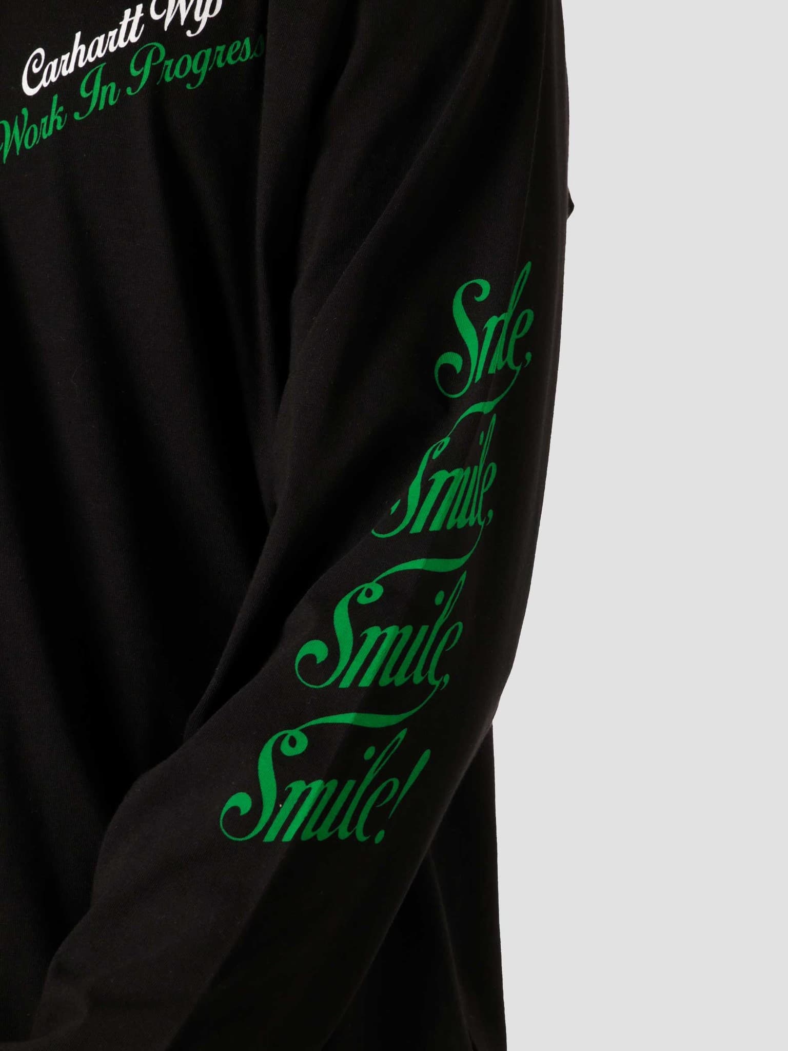 Longsleeve Orbit Smile T-Shirt Black I029939