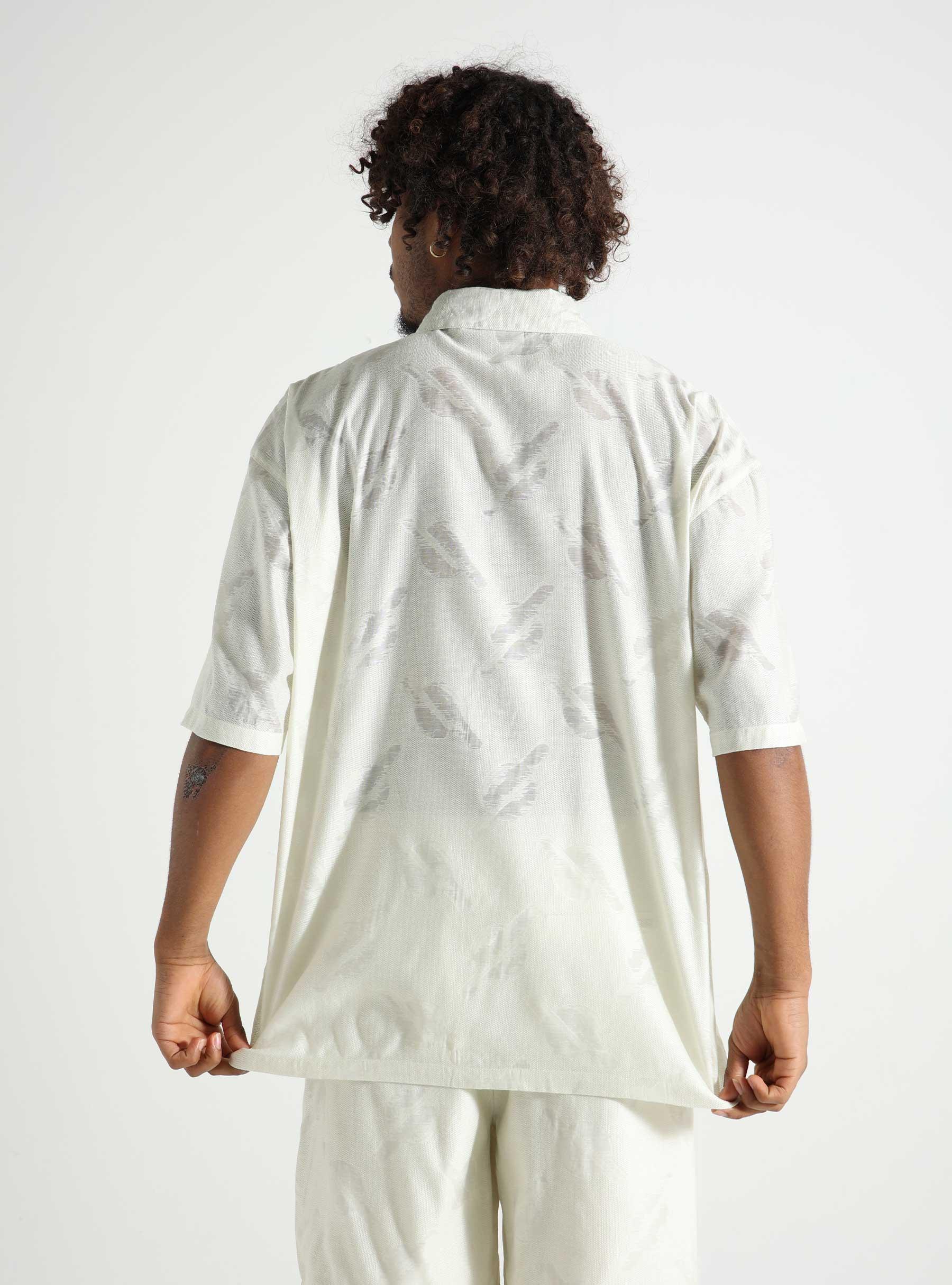 Salim Relaxed Shirt Frost White 2413001
