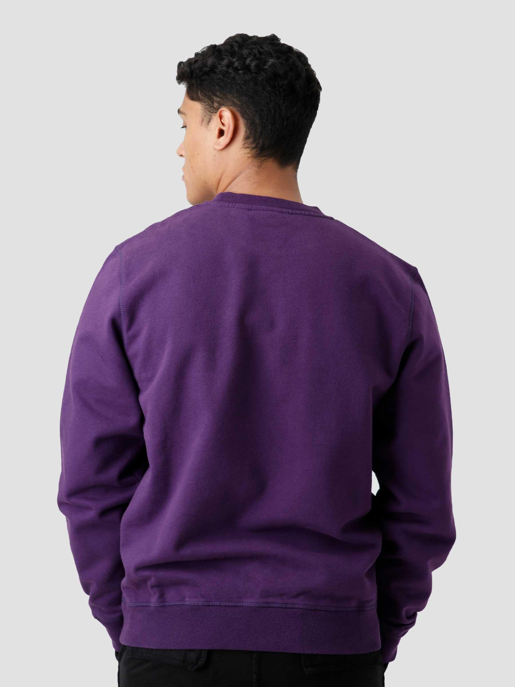Horse P Crew Neck Sweatshirt Purple 47430