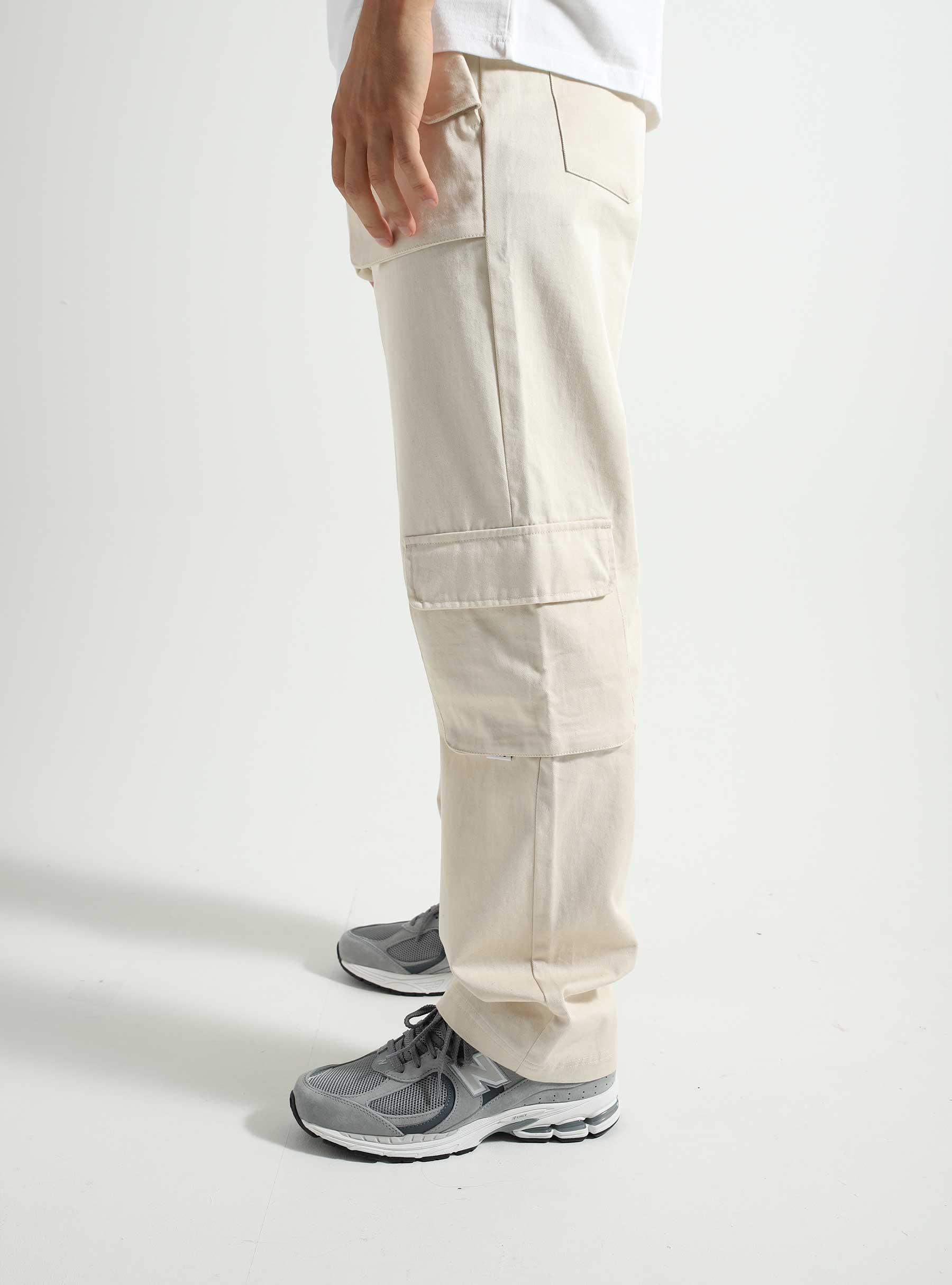 Jaden Cargo Pants Pants Cream AW23-116P