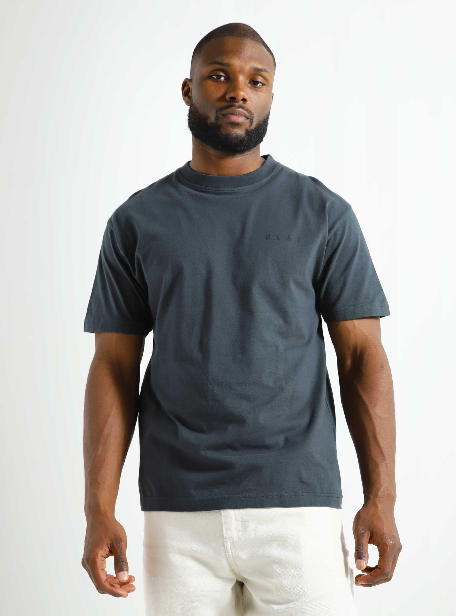 Blur Face T-shirt Slate Grey M150102