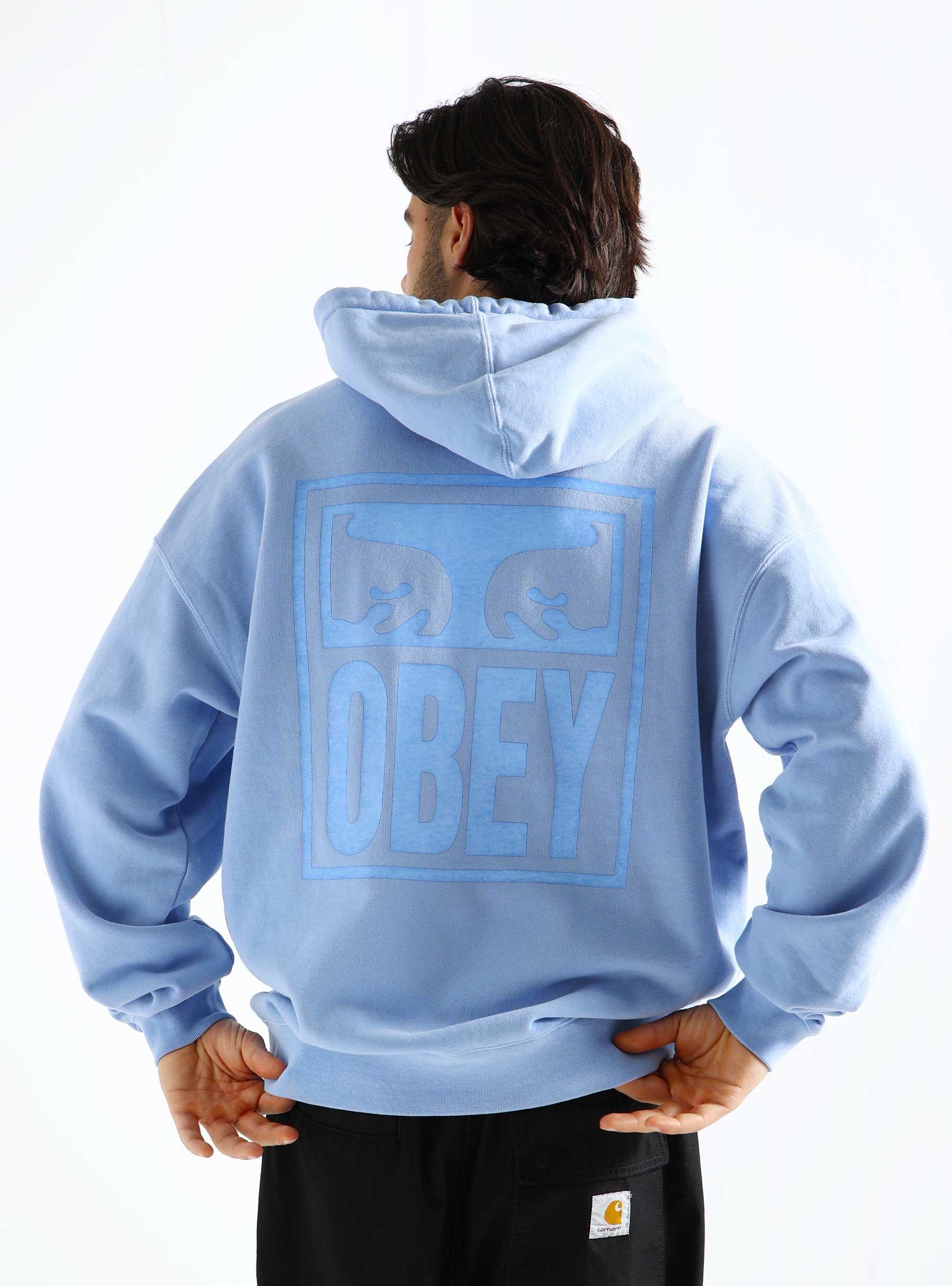 Pigment Obey Eyes Icon Extra Hoodie Pigment Hydrangea 112470212-HDR