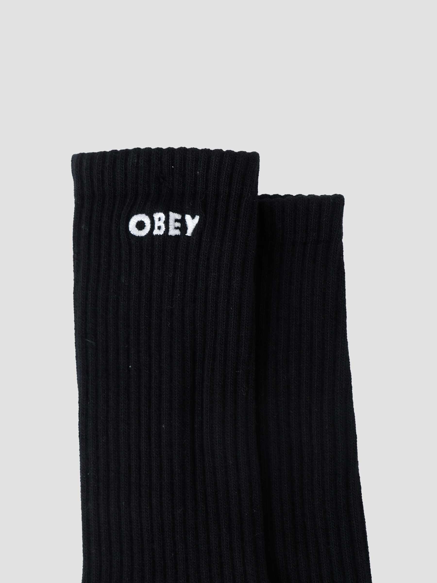 Obey Bold Socks Black 100260144