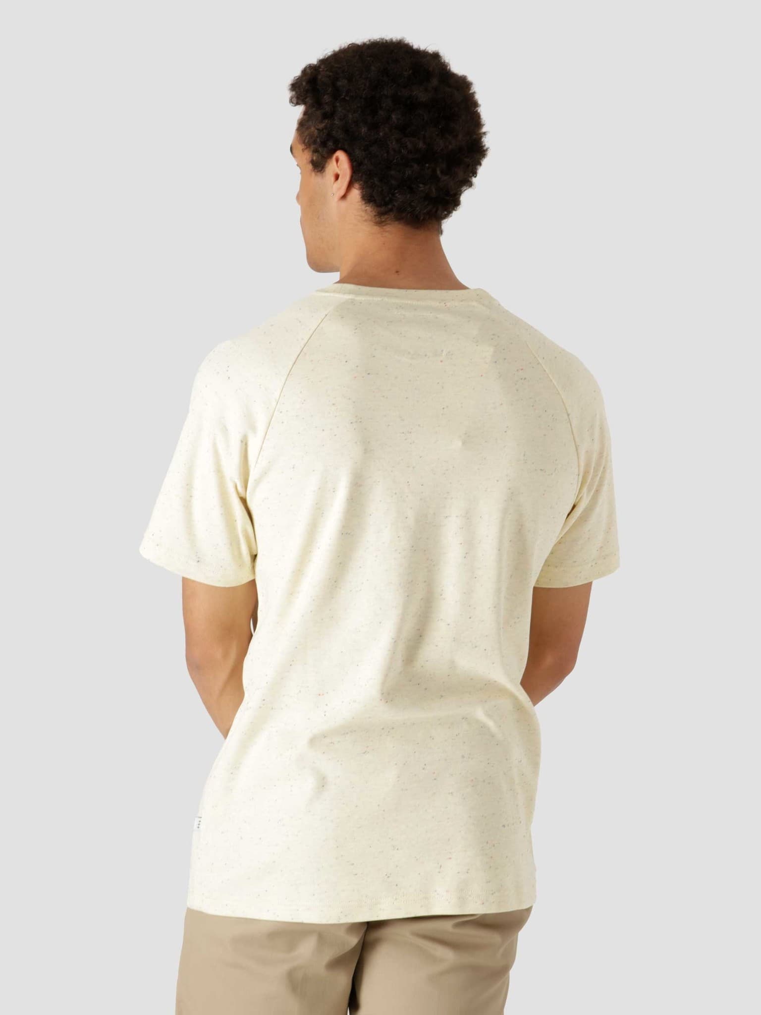 QB301 Speckle T-shirt Off White