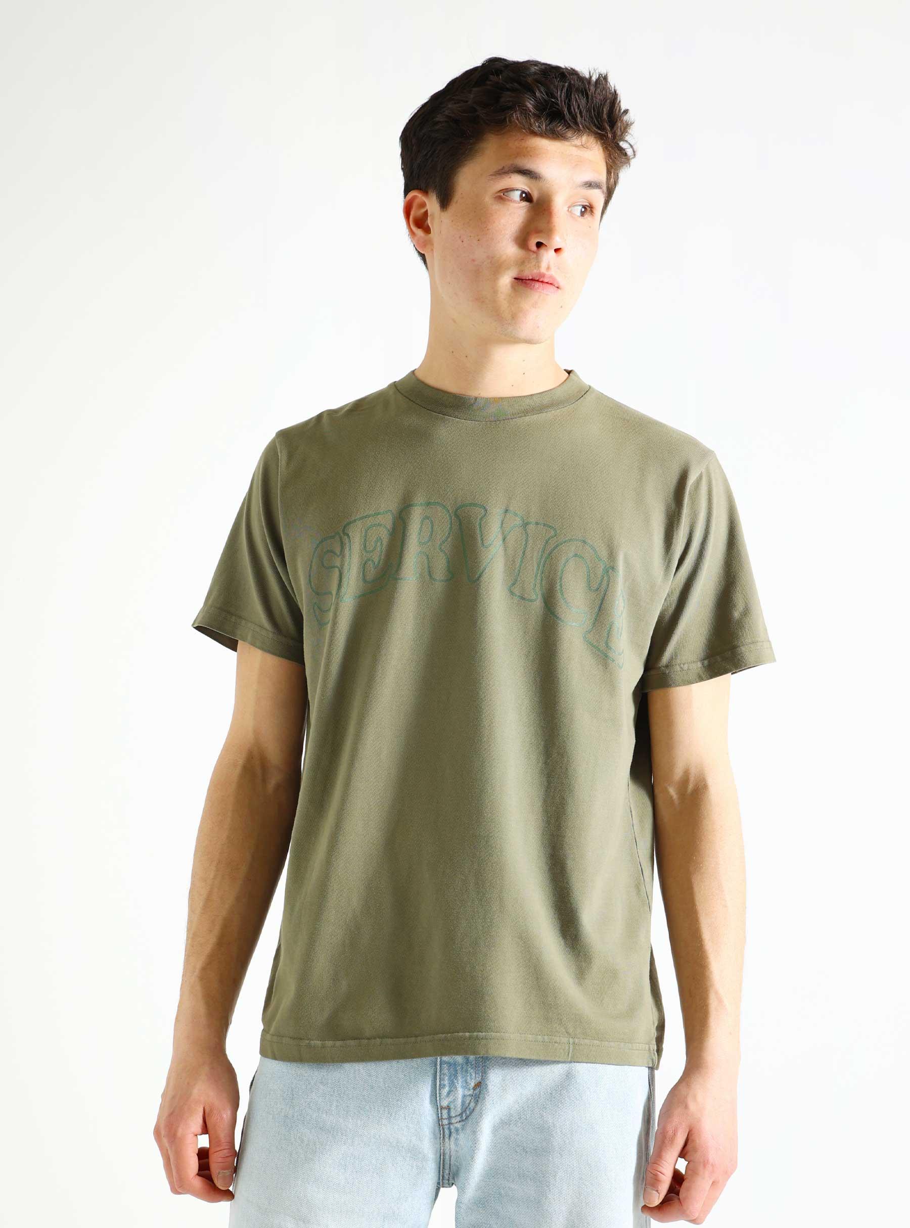 Arch Logo T-shirt Olive SW-SS24-1067