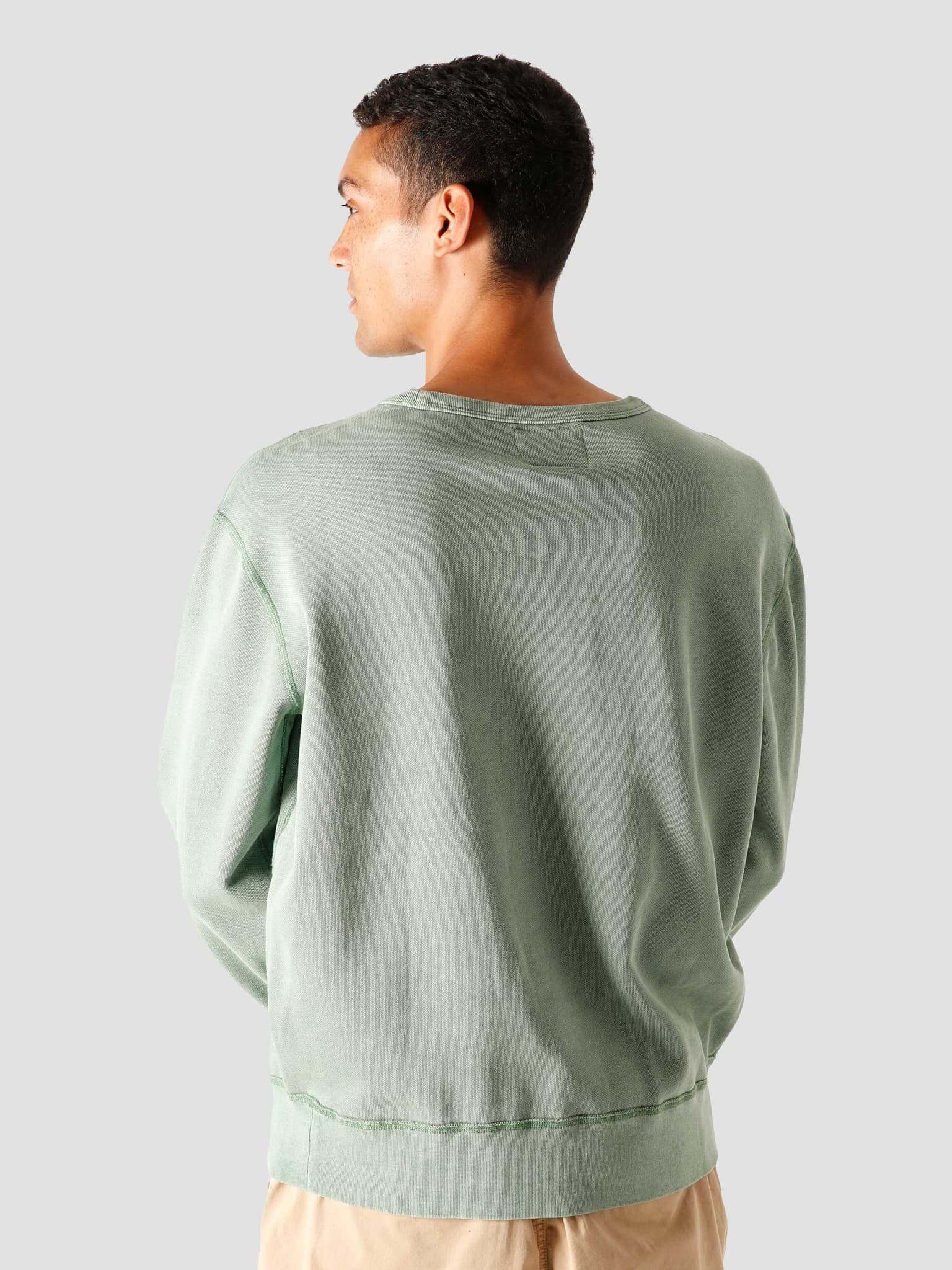 Garment Dyed Knitted Sweater Pistachio 710792815006