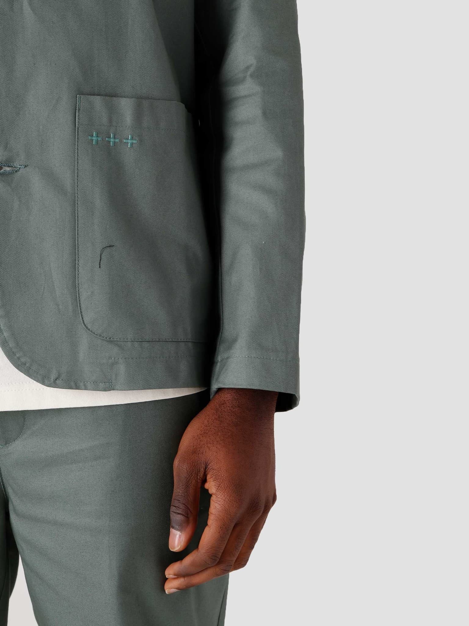 QB208 Suit Jacket Olive Green