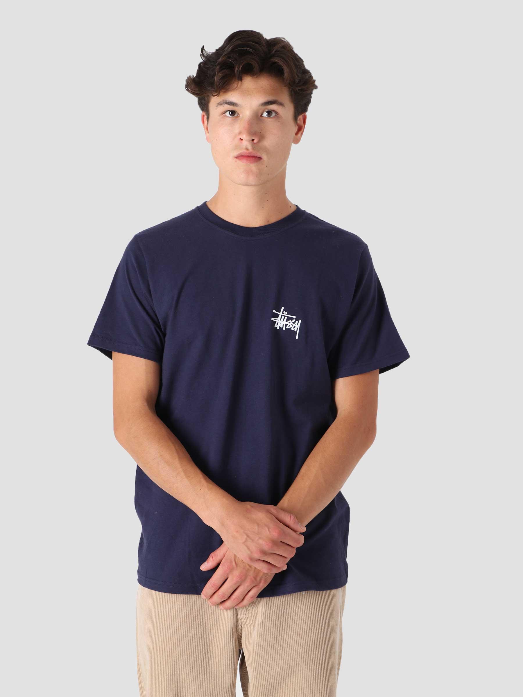 Basic Stussy T-Shirt Navy 1904649-0806