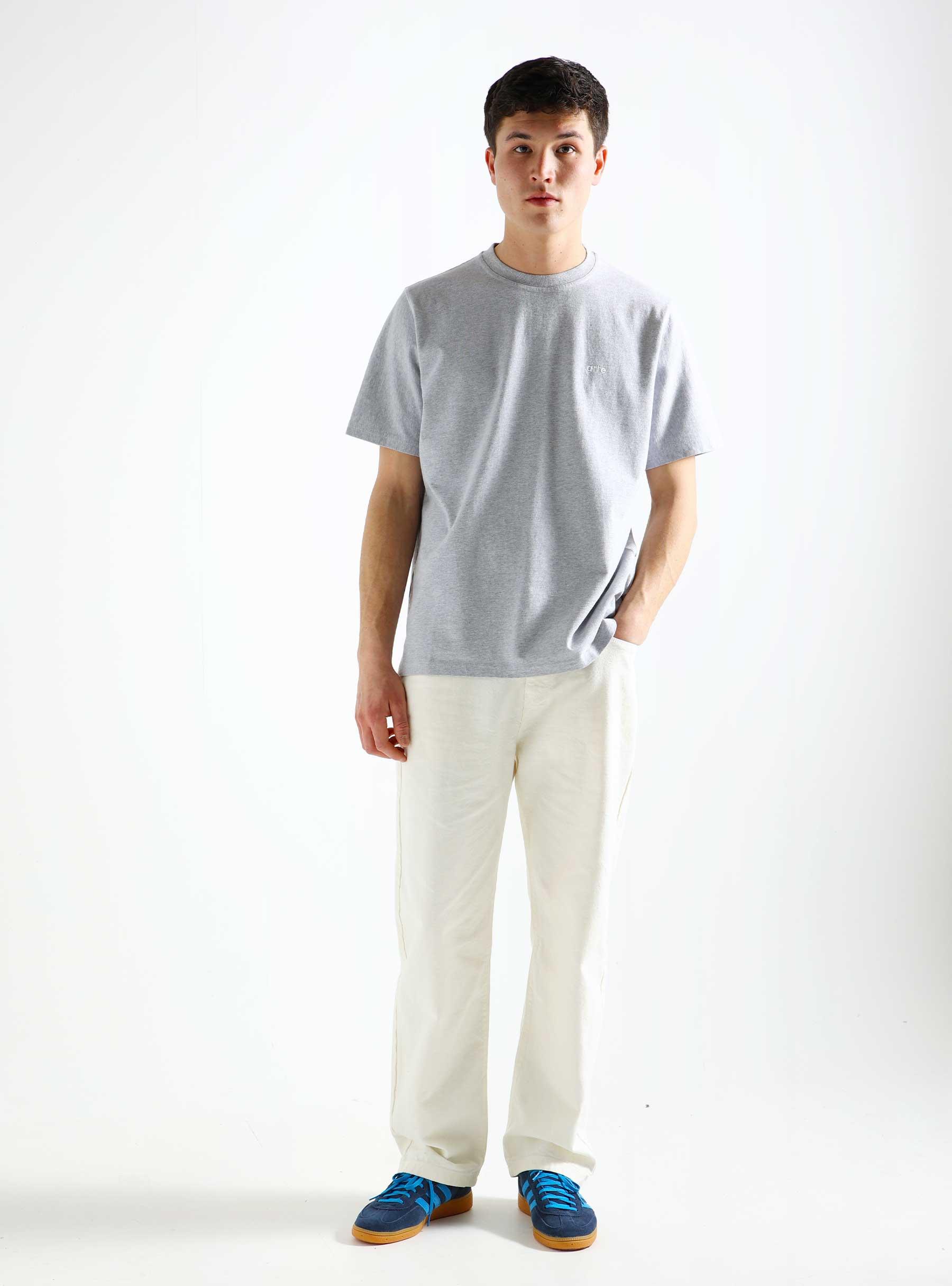 Teo Back Runner T-shirt Grey SS24-022T