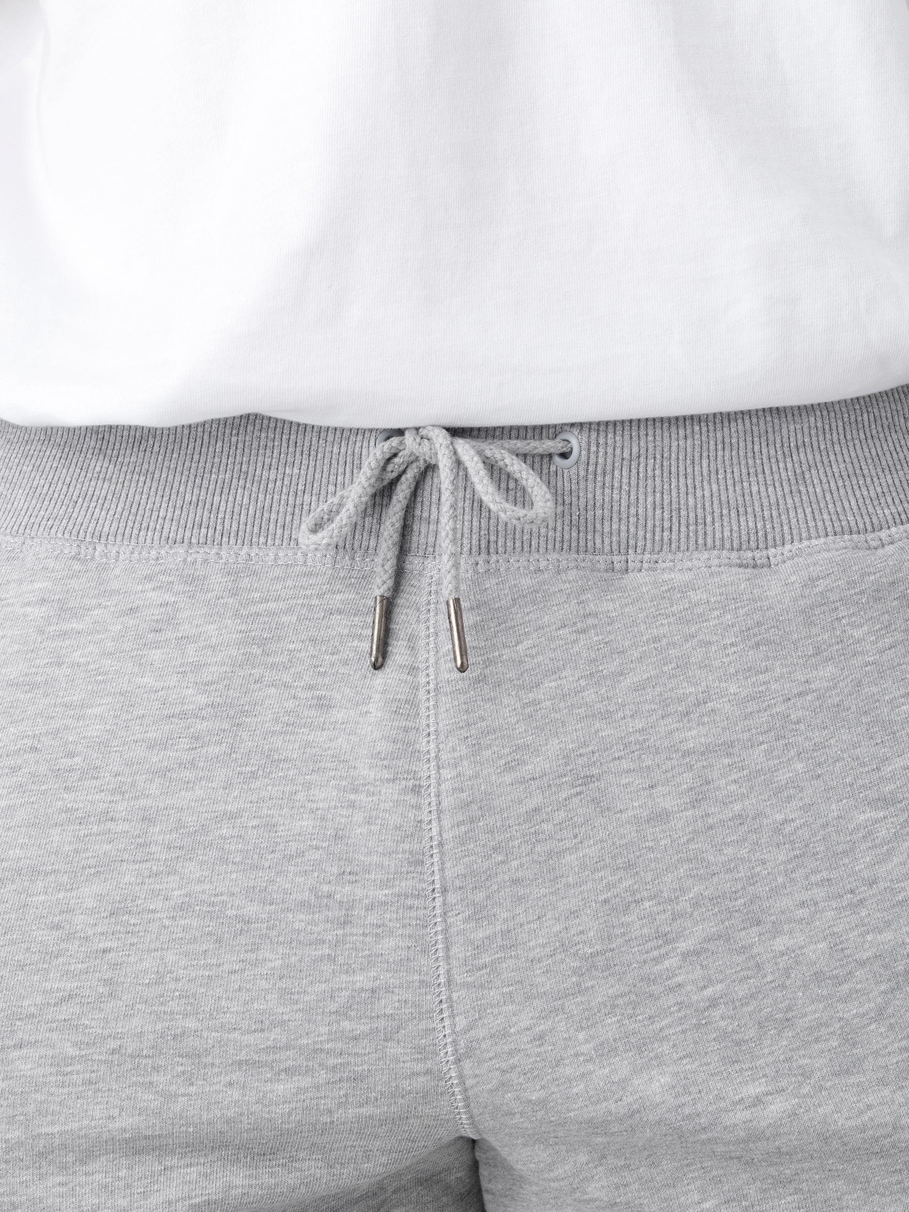 Small Logo Shorts Atletic Grey - Freshcotton