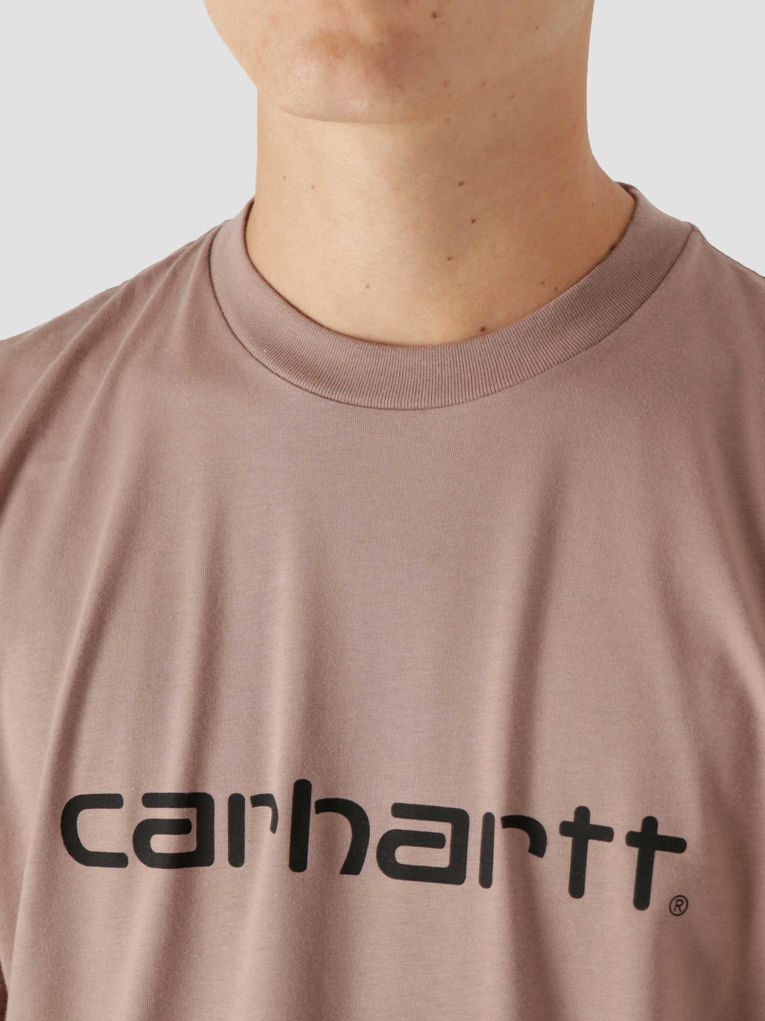 Script T-Shirt Earthy Pink Black I029915