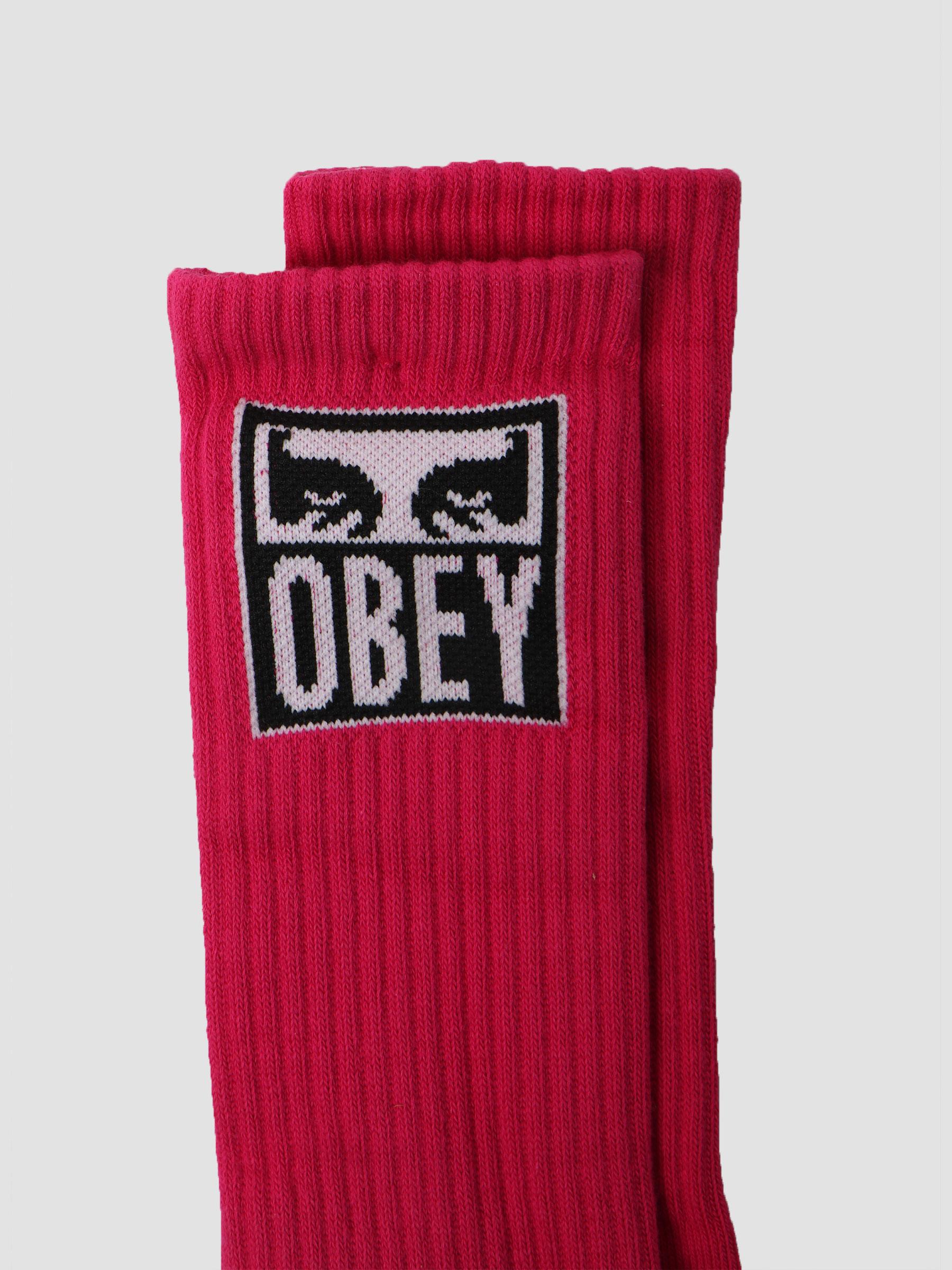 Obey Eyes Icon Socks Magenta 100260141