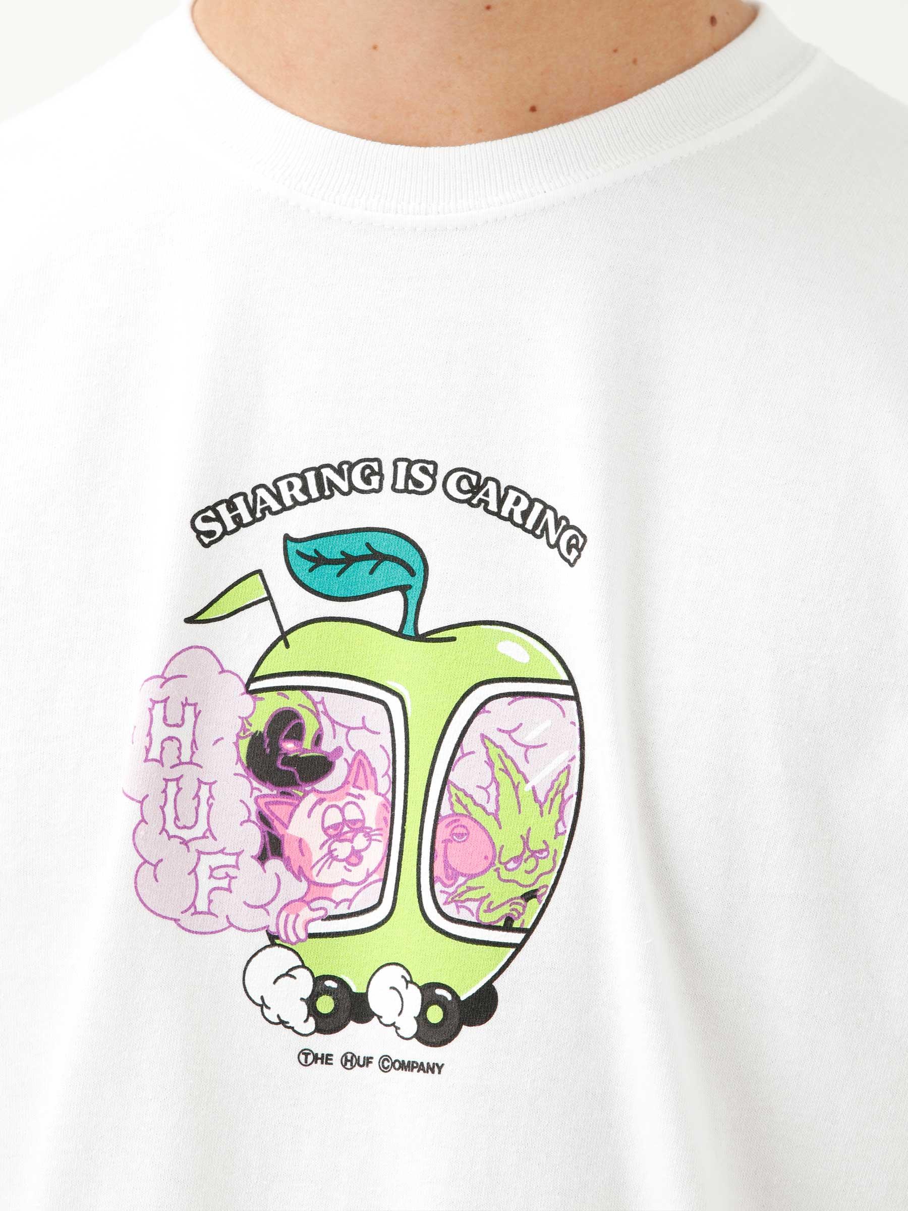 420 Sharing Is Caring T-Shirt White TS01909
