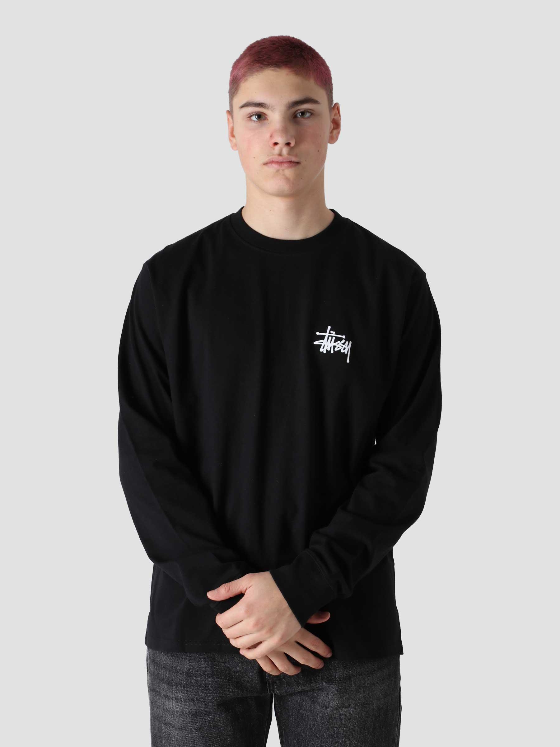 Basic Stussy Longsleeve T-Shirt Black 1994759