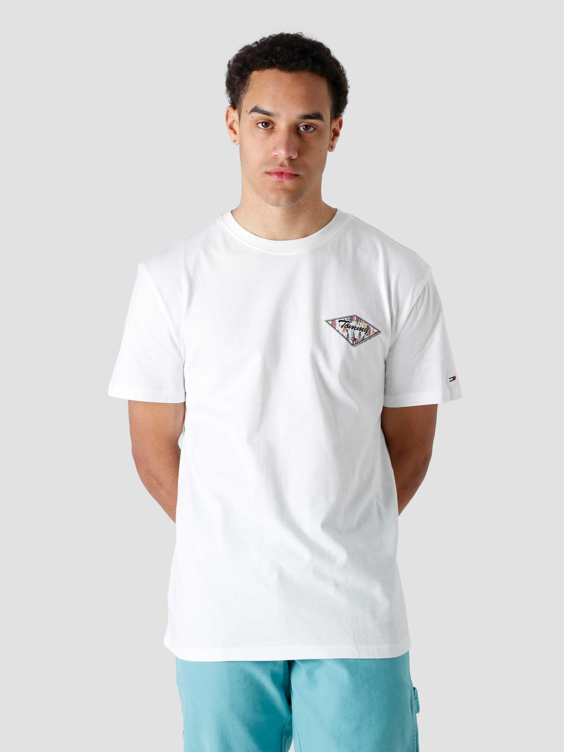 TJM Hawaiian Print T-Shirt White DM0DM13296YBR