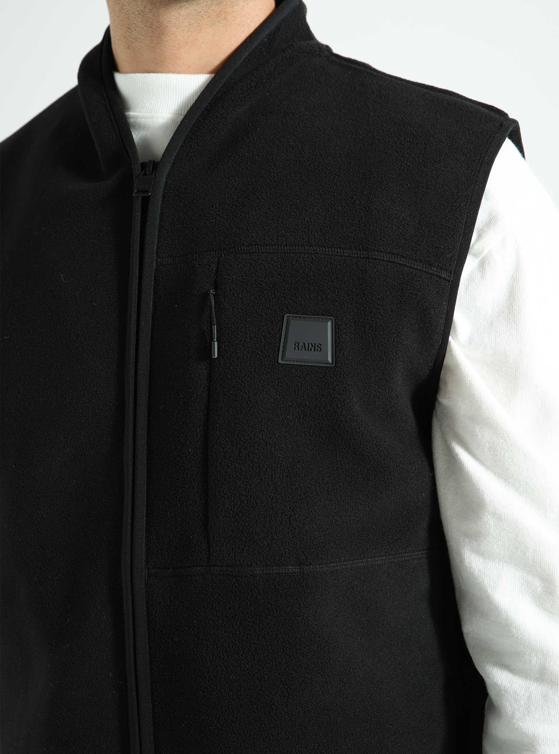 Durban Fleece Vest T1 Black 19510