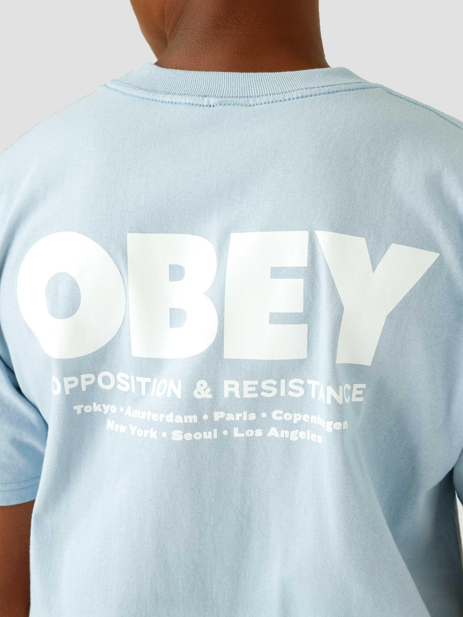 Obey Opposition & Resistance T-shirt Good Grey 165263234