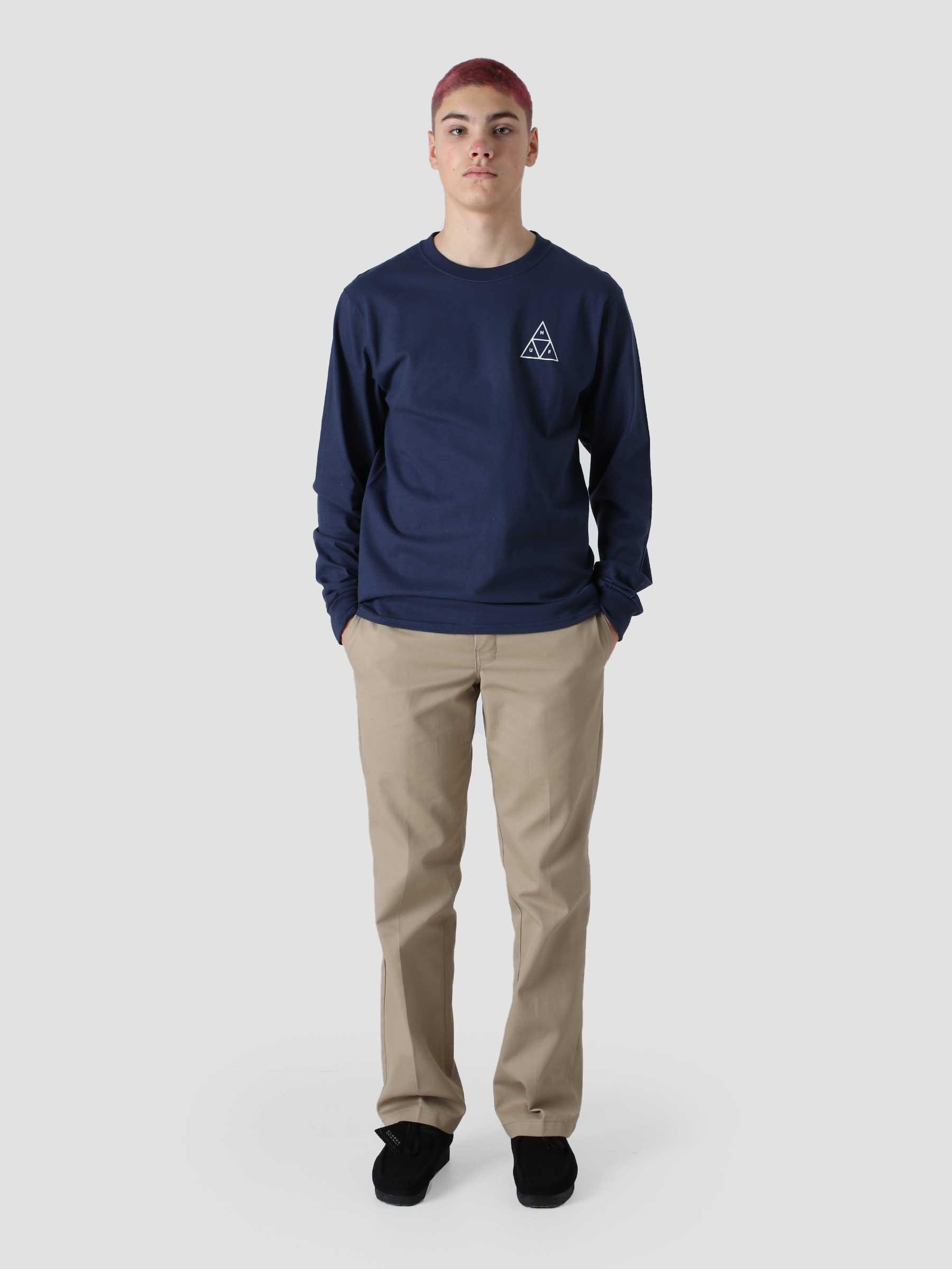 Essential Tt Longsleeve T-Shirt Navy TS01546