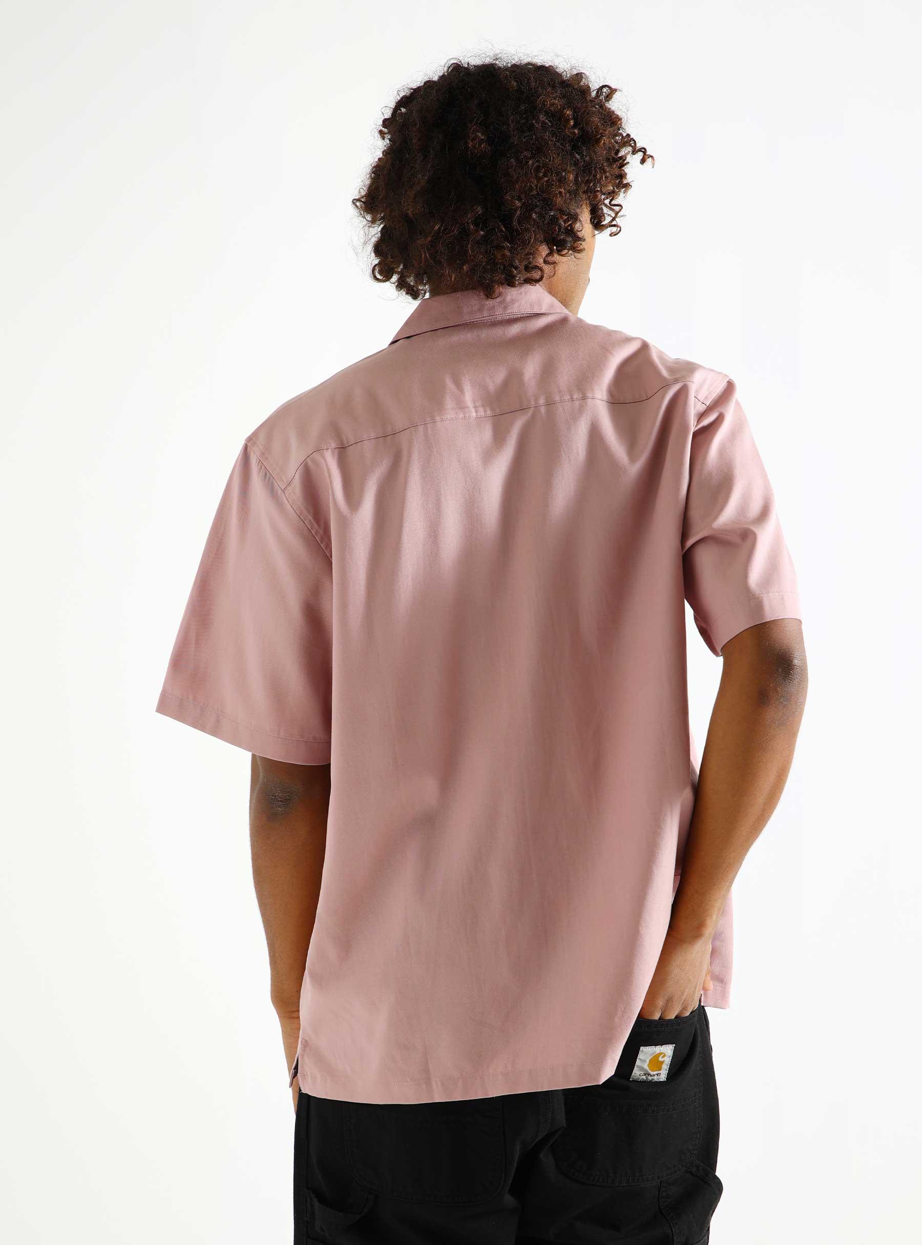 Short Sleeve Delray Shirt Glassy Pink Black I031465-1R5XX