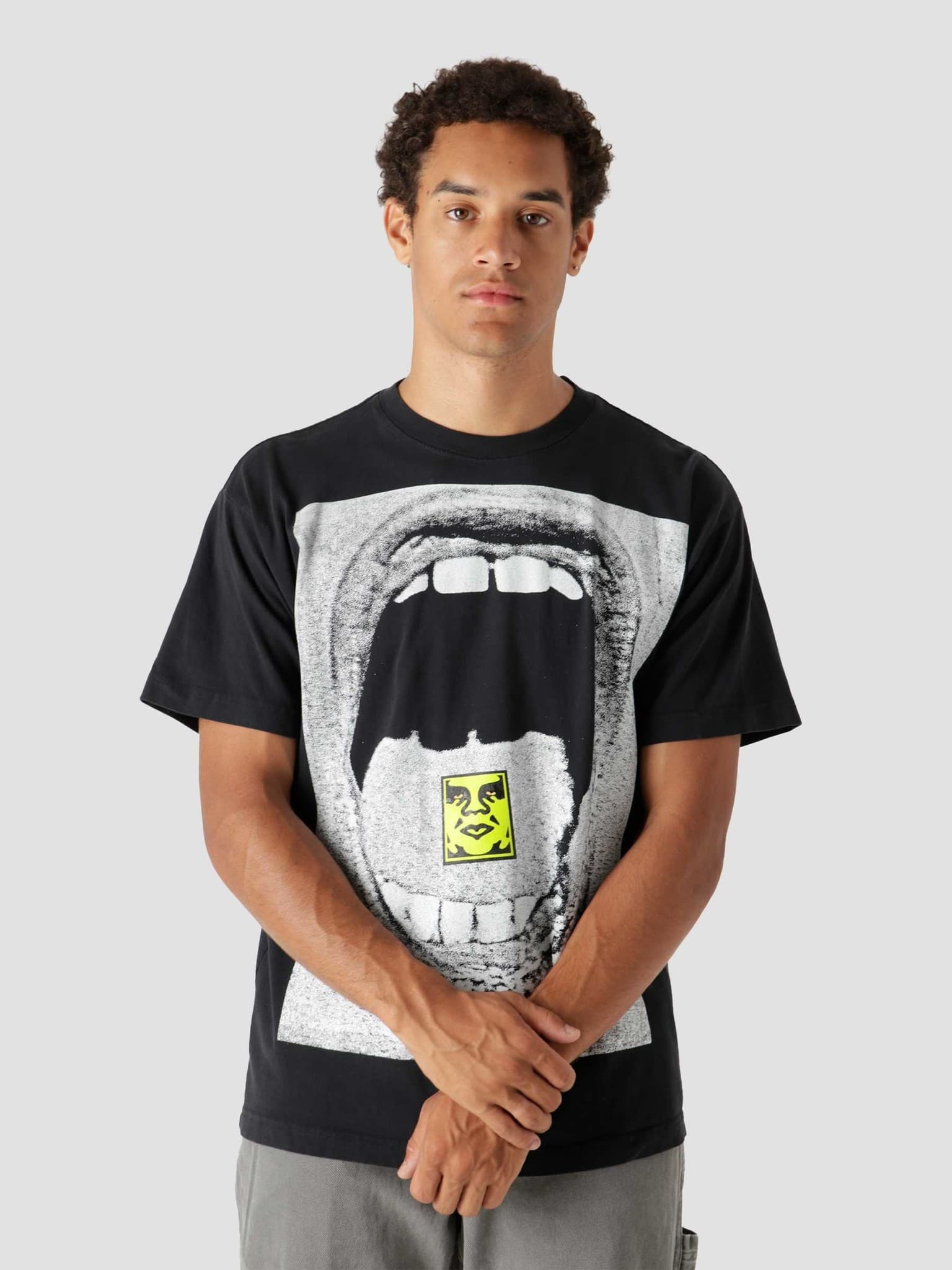 Scream Heavy Weight Classic Box T-Shirt Off Black 166912810