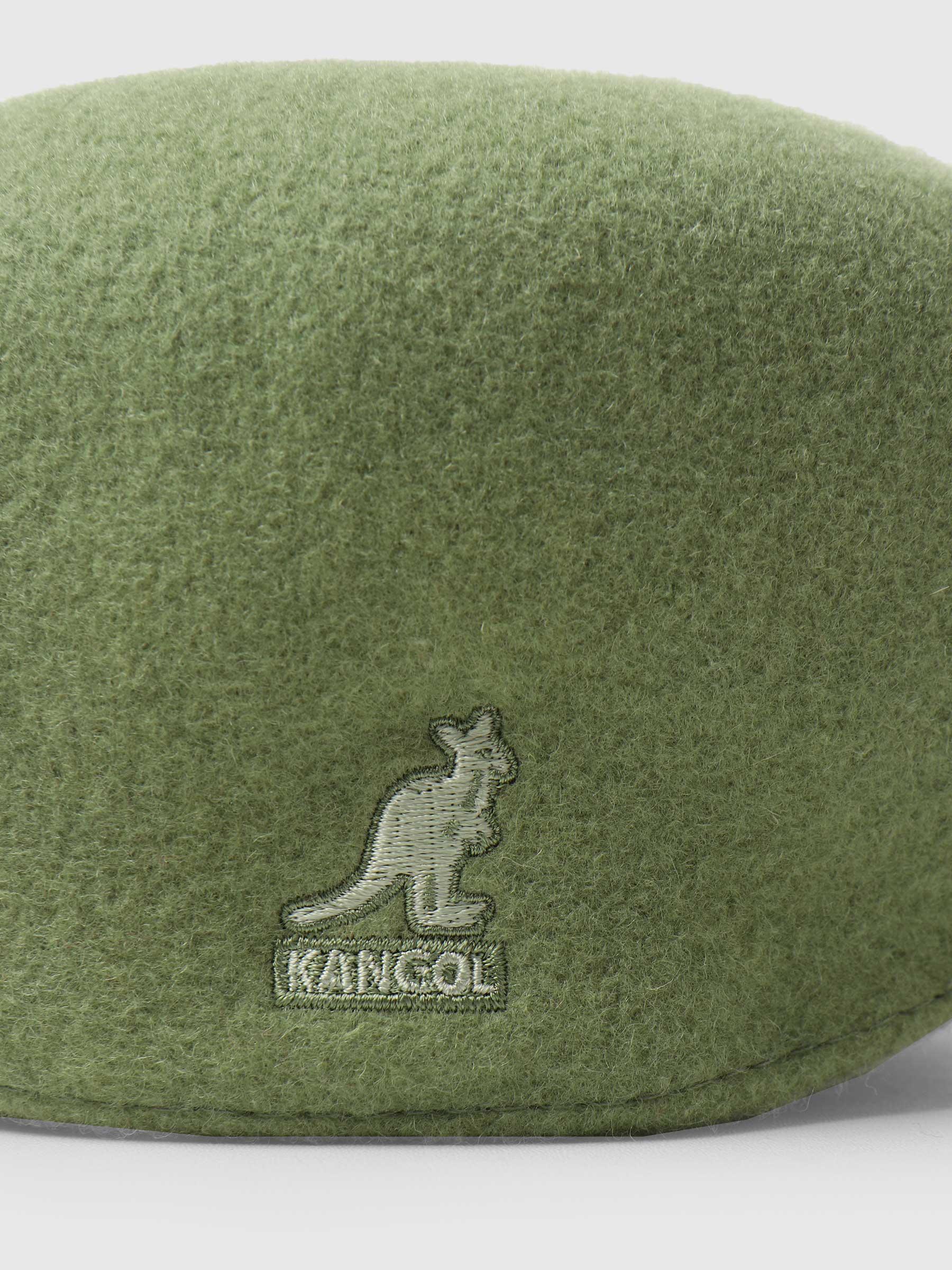 504 Kangol Cap Oil Green 0258BC-OG349