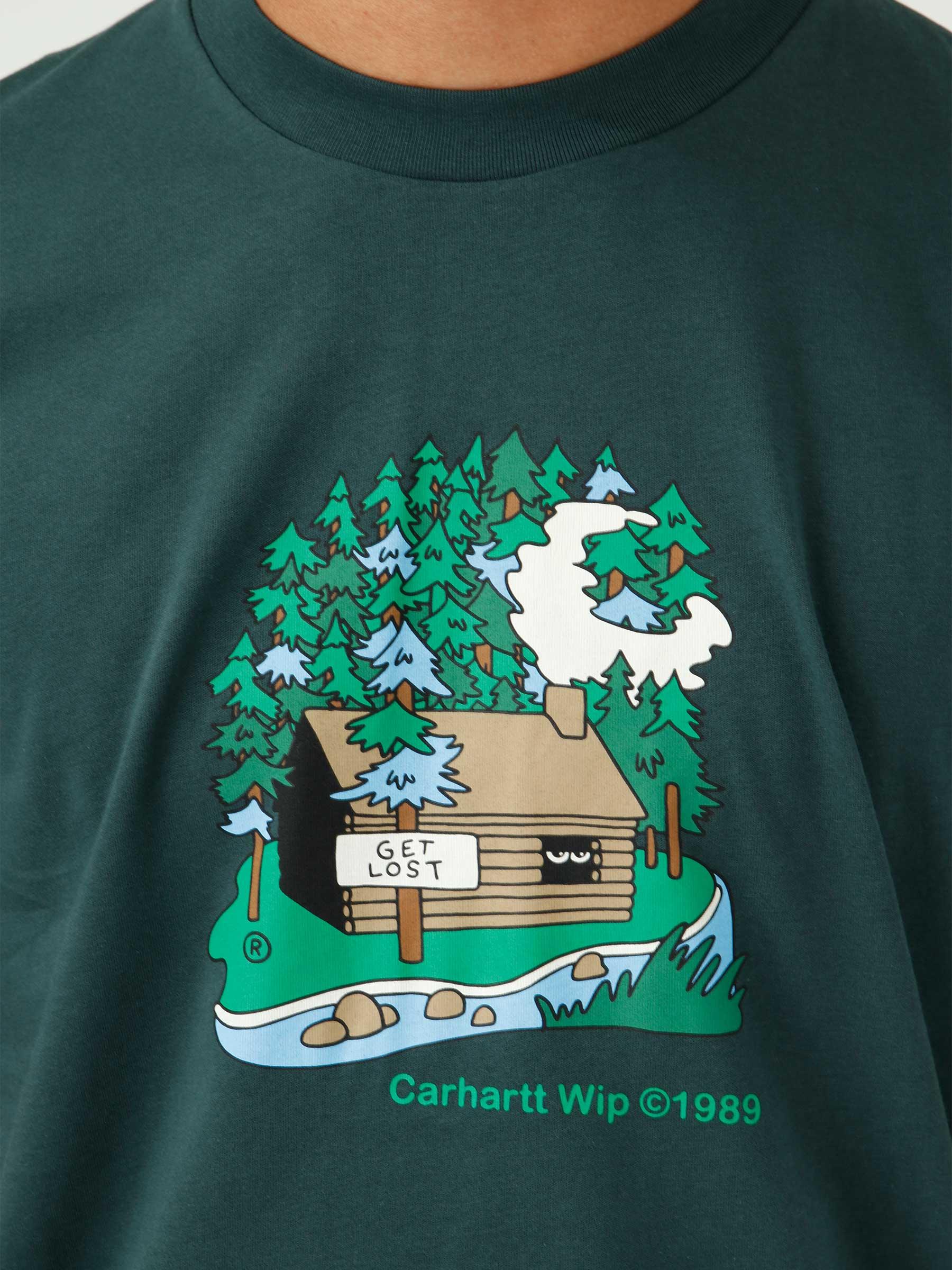 Carhartt WIP Cabin T-Shirt Juniper - Freshcotton