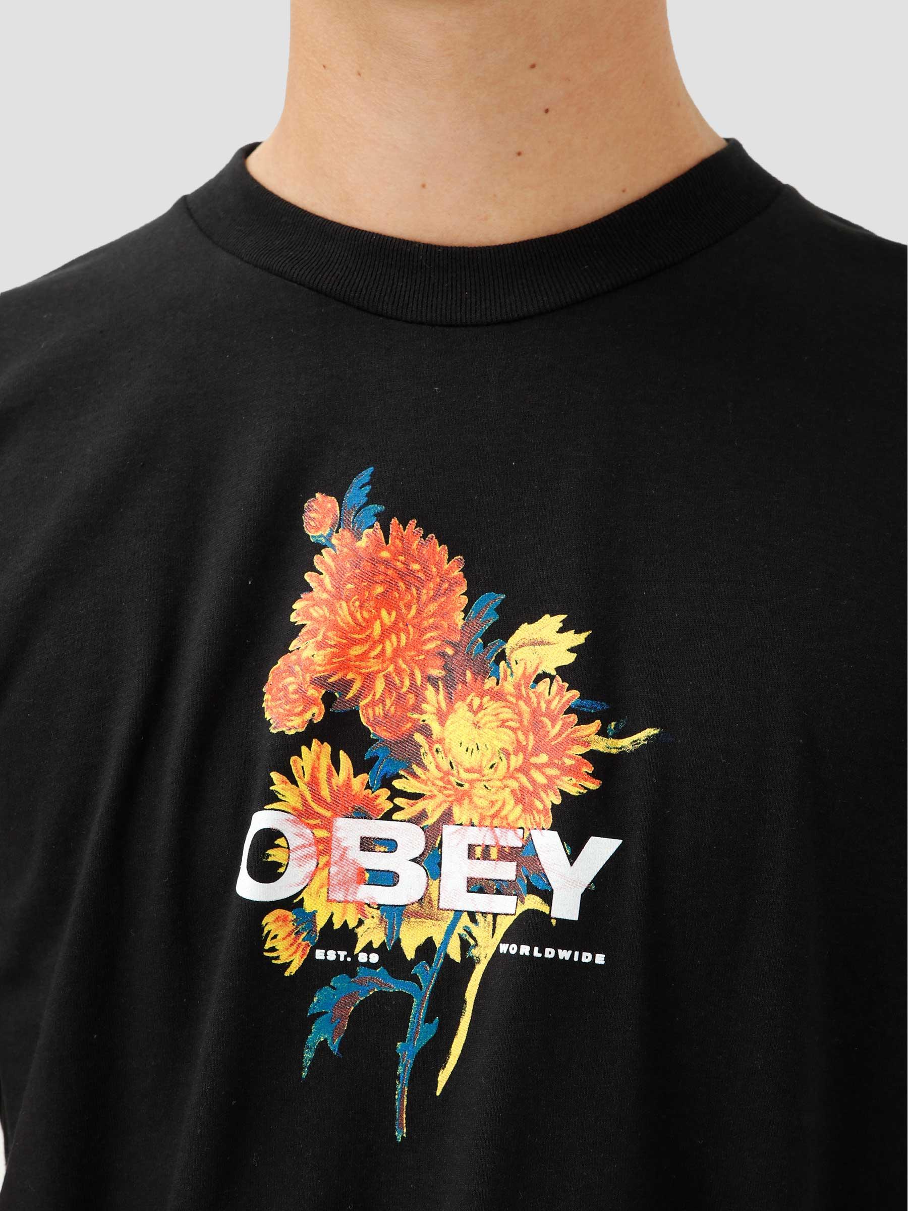 Obey Bouquet T-shirt Black 165263108
