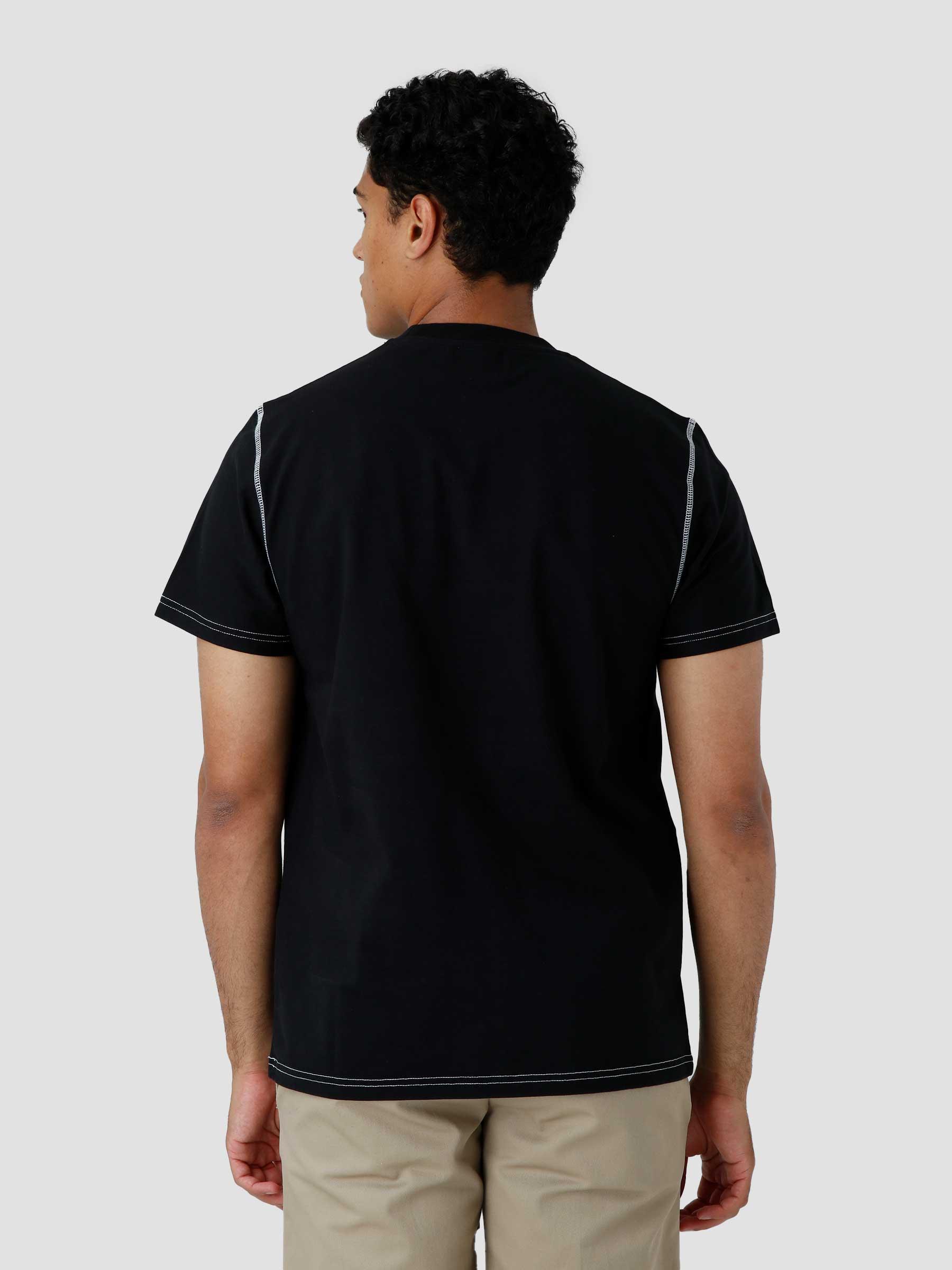 Turner Contrast T-shirt Black AW22-093T