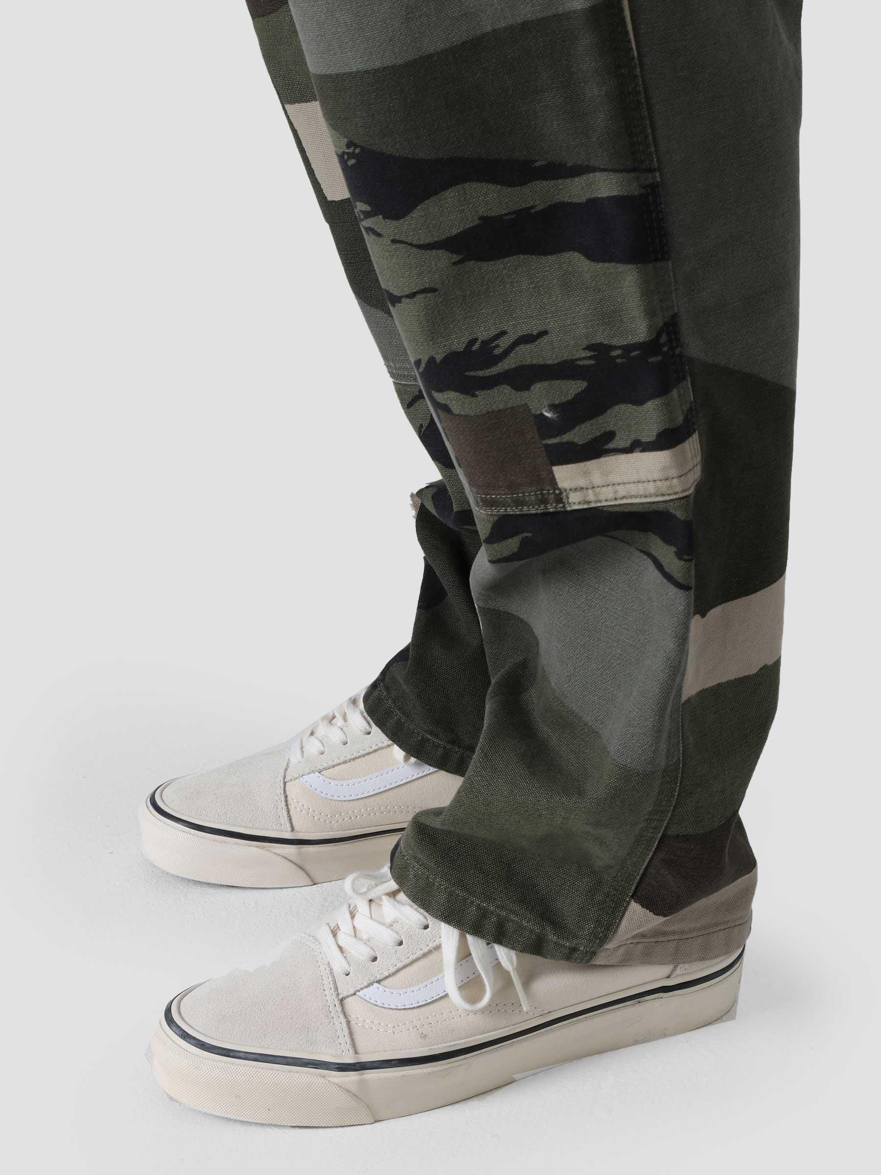 Double Knee Pant Camo Mend Stone Washed I029196-0NZ06