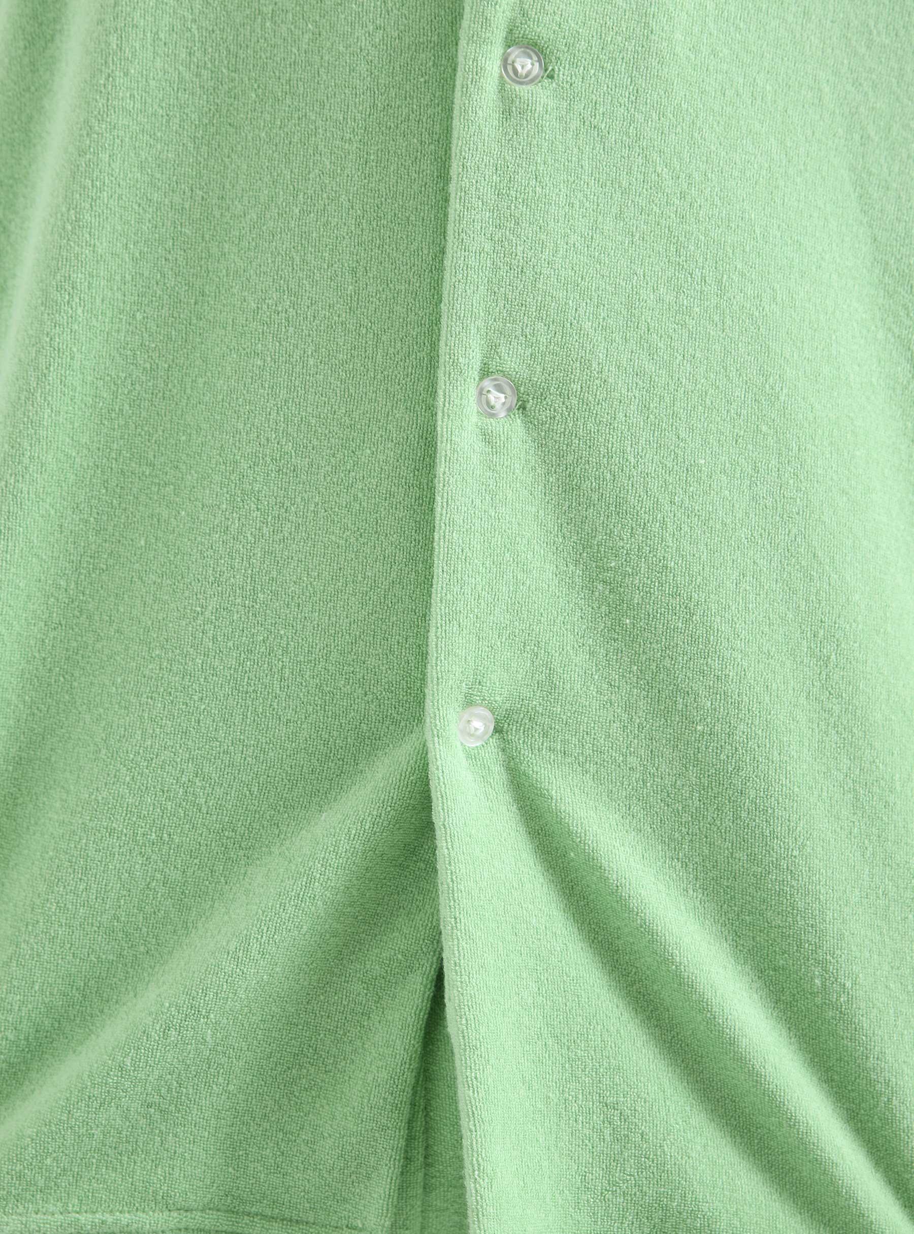 Tano Shortsleeve Shirt Quiet Green Gardenia 18431-822