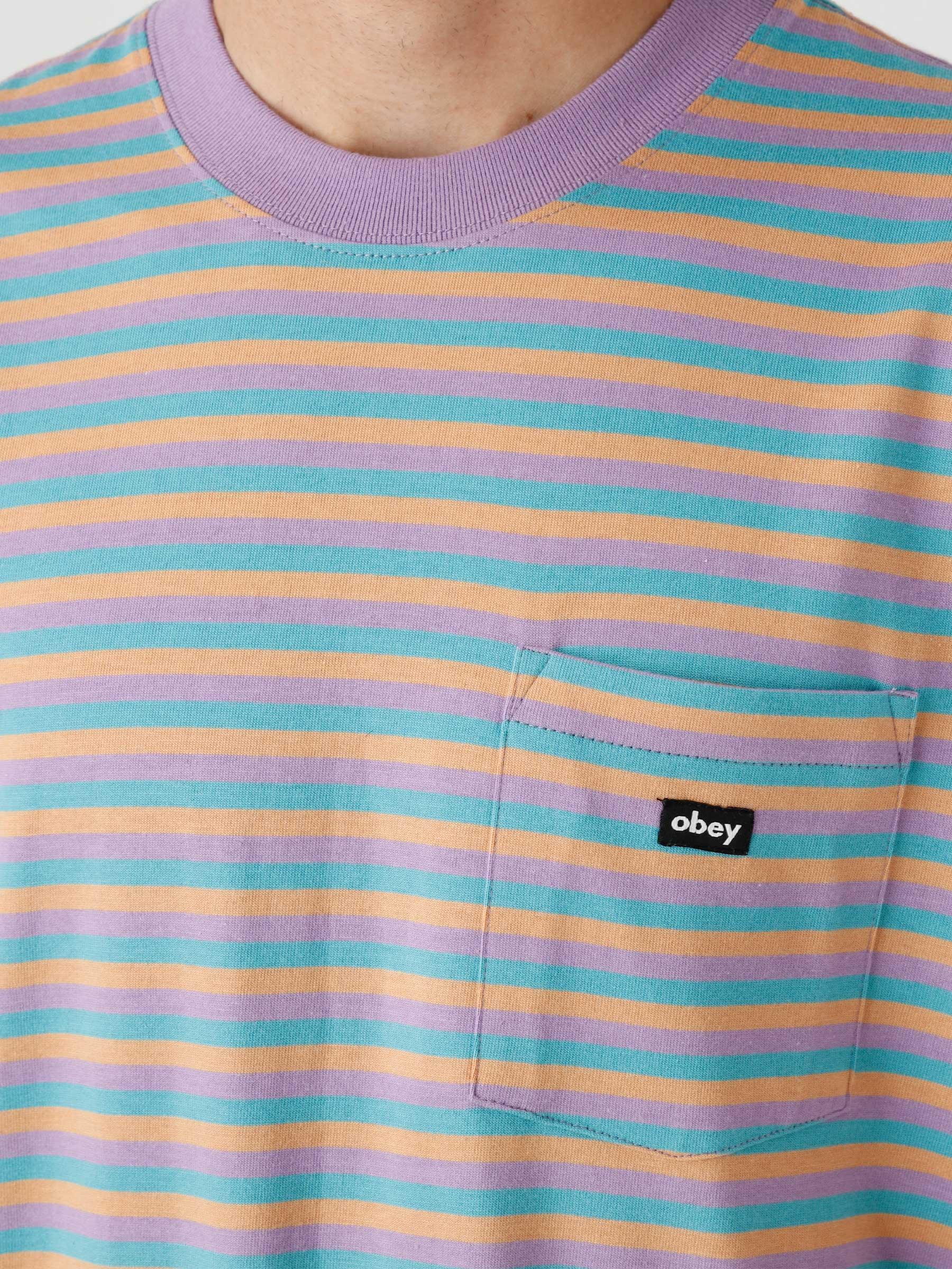 River Stripe Pocket T-shirt Lavender Silk Multi 131080325
